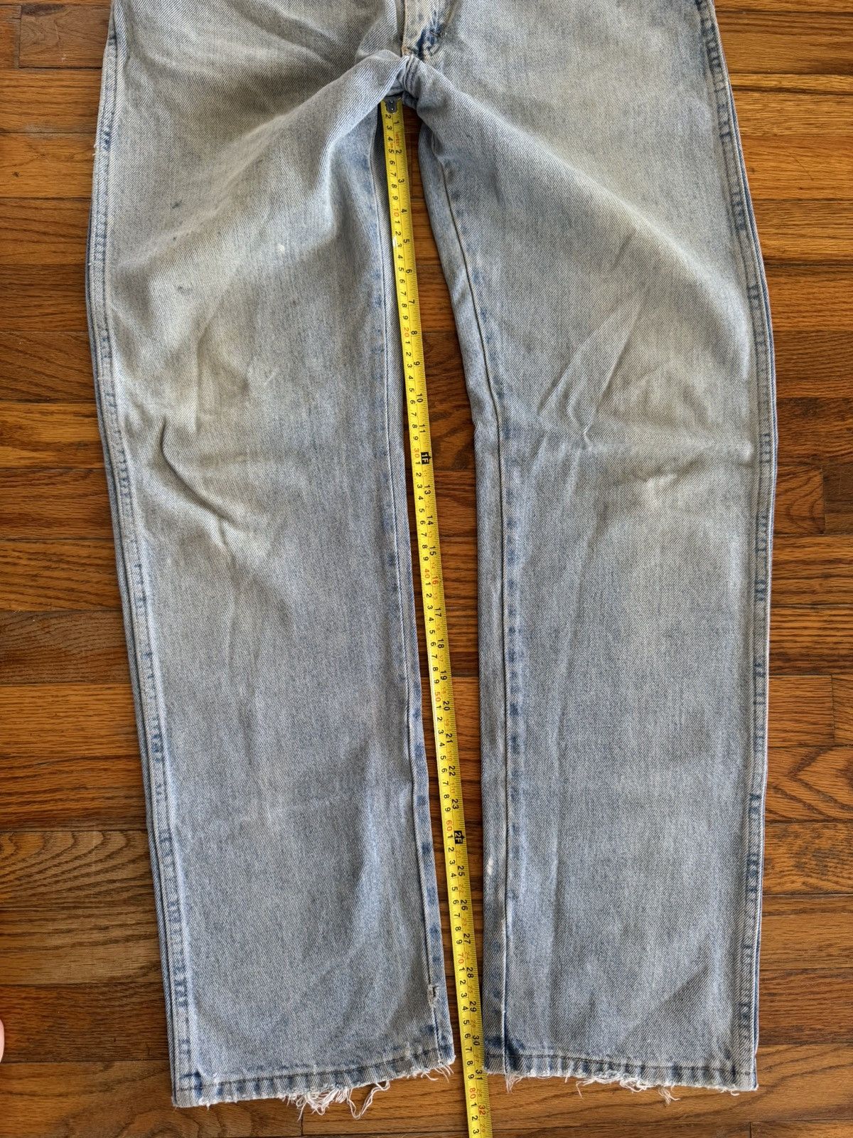 Vintage × Wrangler Vintage Wrangler Light-Wash Denim Jeans Size US 34 / EU 50 - 4 Thumbnail