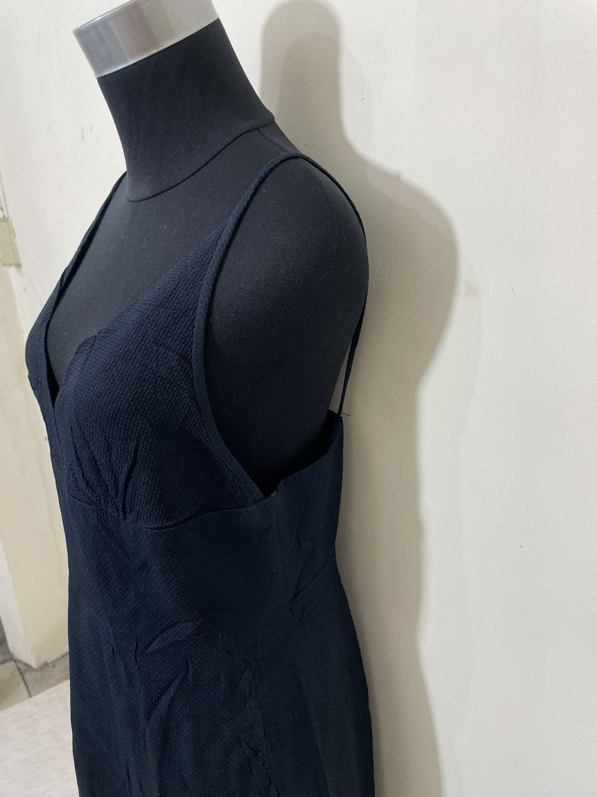 Chanel Chanel Black Silk Sheer Maxi Slip V-Neck Dress Hysteric Loro Size M / US 6-8 / IT 42-44 - 4 Thumbnail