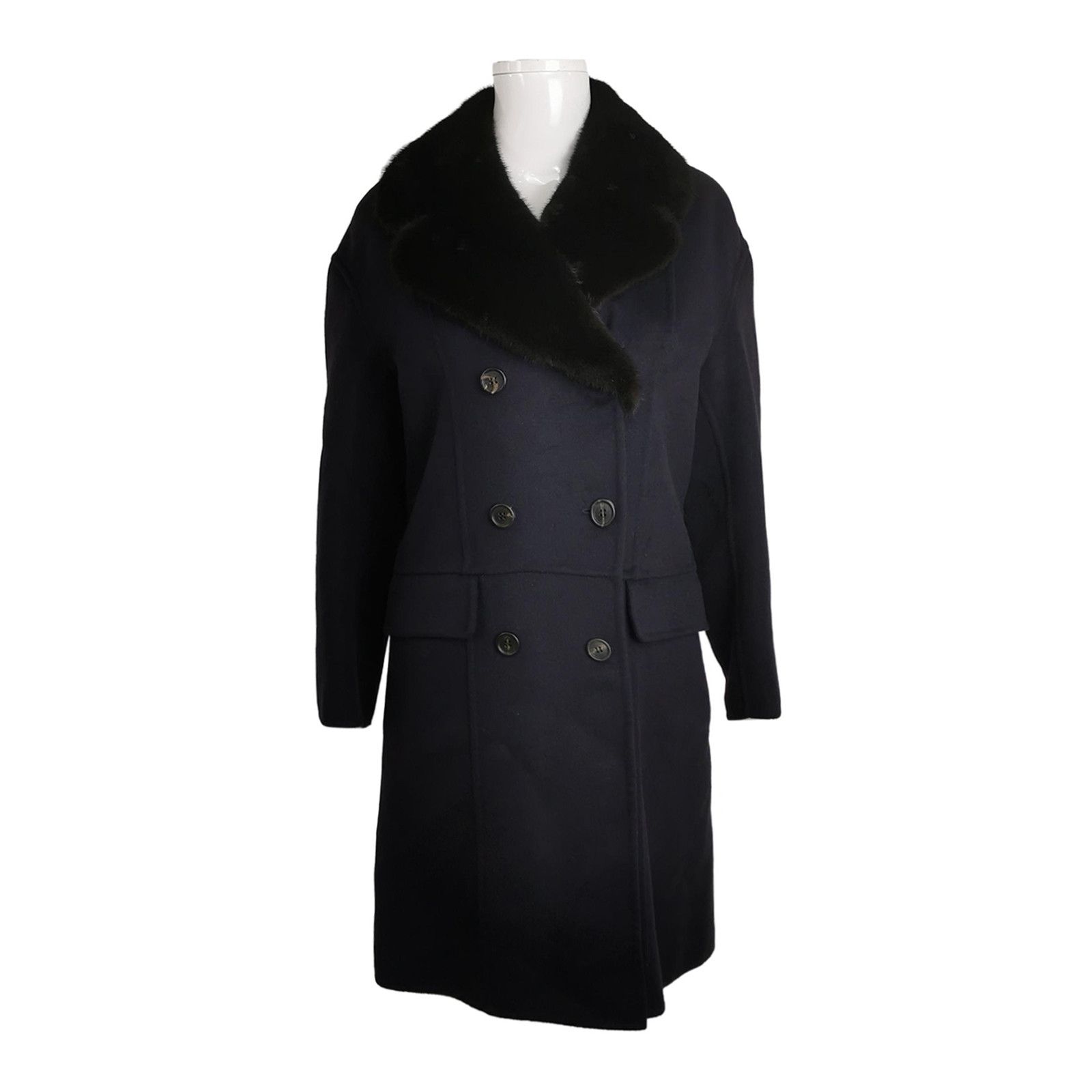 Prada Prada Wool Angora Mink Fur Coat Size 36 Size XS / US 0-2 / IT 36-38 - 1 Thumbnail