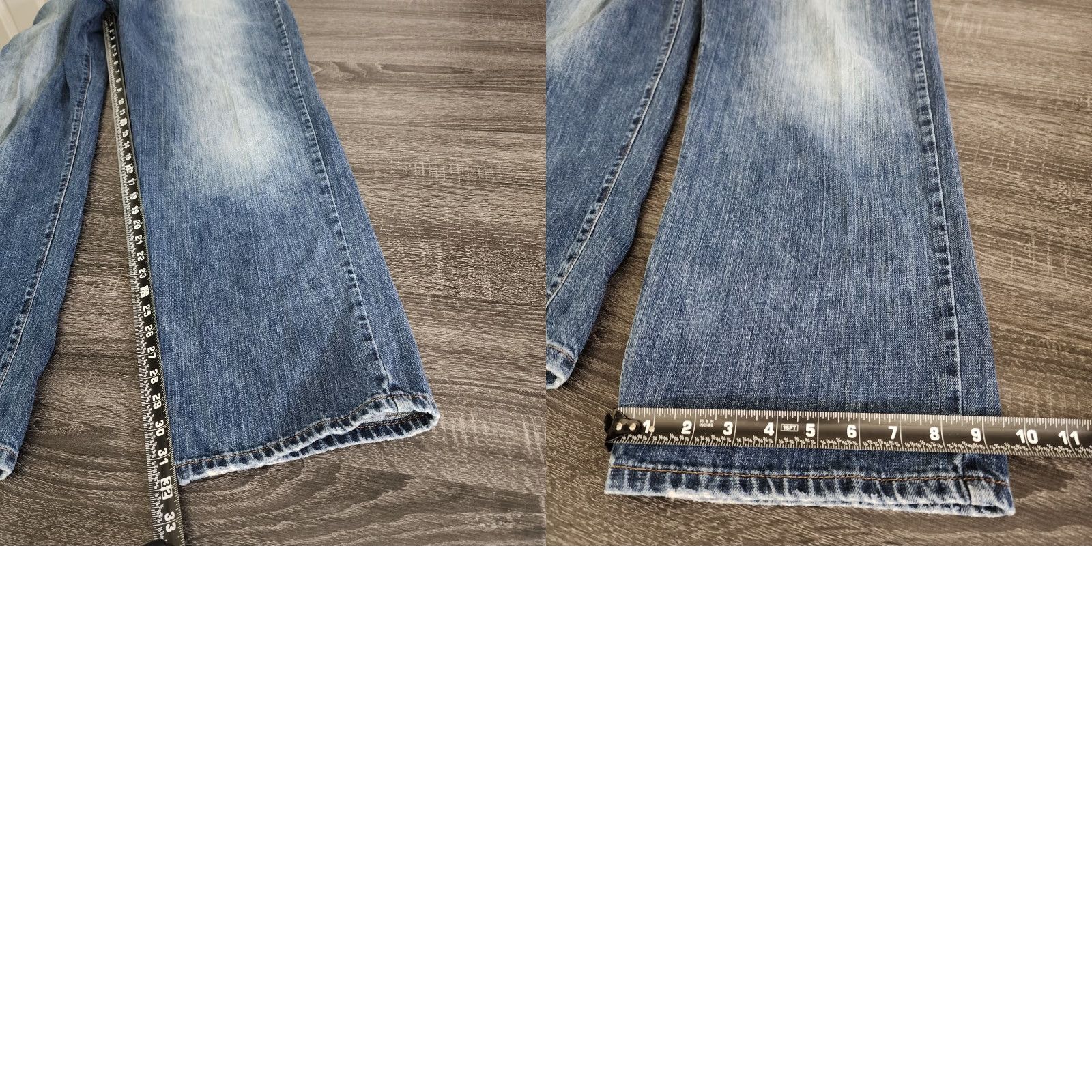 Calvin Klein VINTAGE Calvin Klein Baggy Jeans Mens 36x32 Blue Fade Grunge Skater Grunge Jeans Mens Blue Fade 90s Size US 36 / EU 52 - 9 Thumbnail