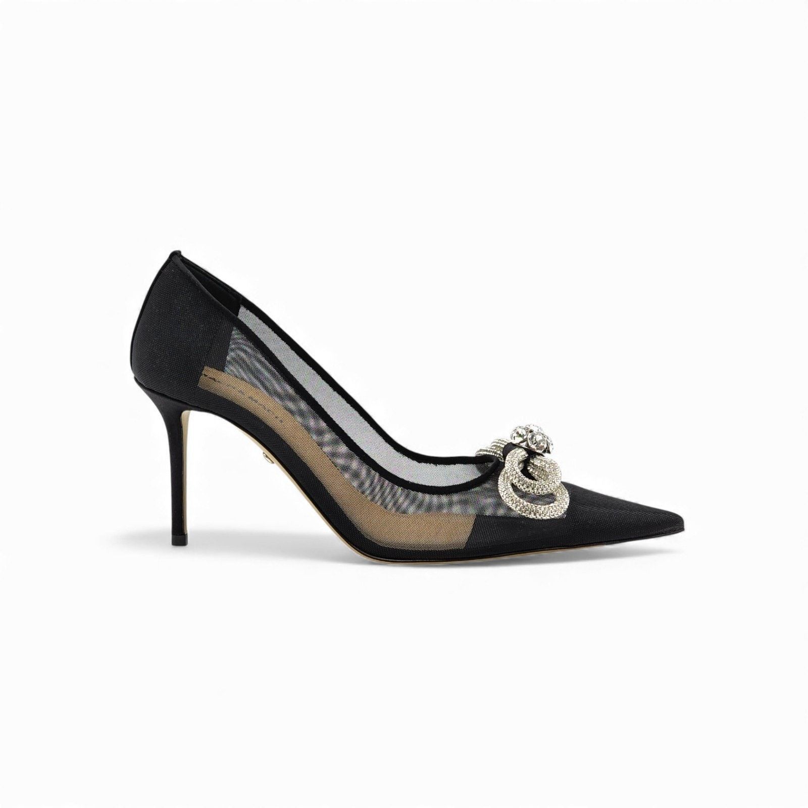 MACH & MACH Double Bow Crystal Pumps Heels EU 37 US 6.5 - NWB $1195 Size US 7 / IT 37 - 3 Thumbnail
