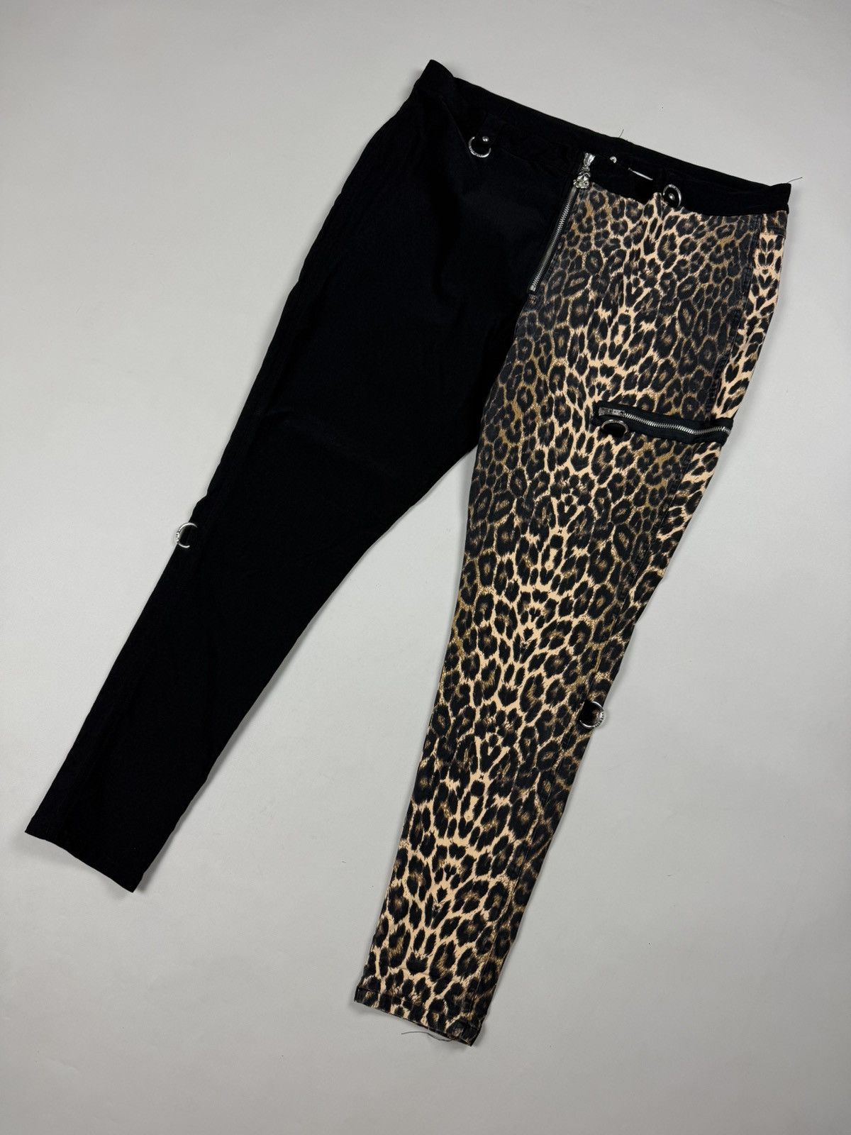 Killstar Killstar Ladies Gothic Leopard Pattern Pants Trousers Size 40" / US 18 - 6 Thumbnail