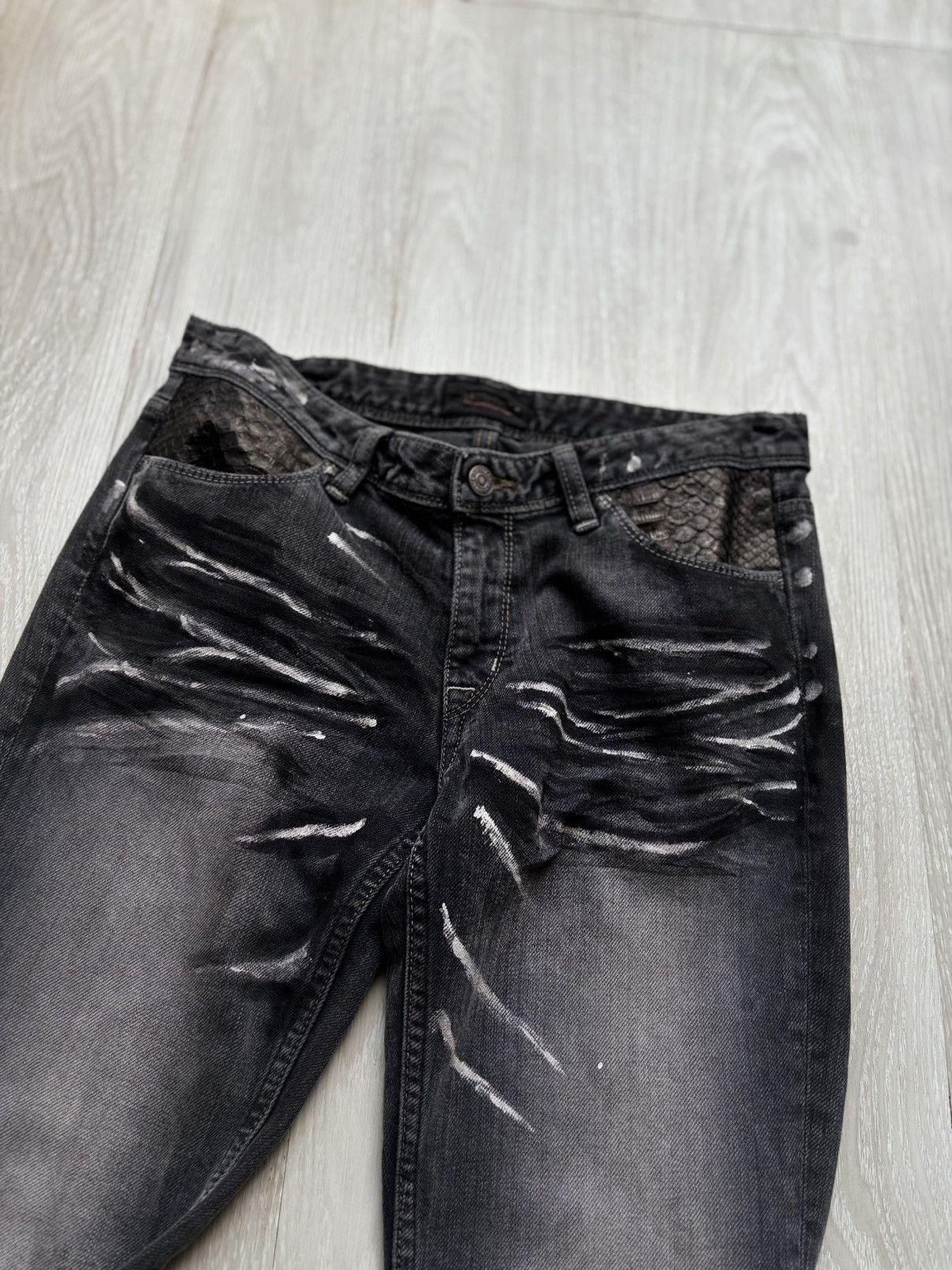 Japanese Brand SWEAT CAMEL lace up flare jeans Size US 28 / EU 44 - 2 Thumbnail