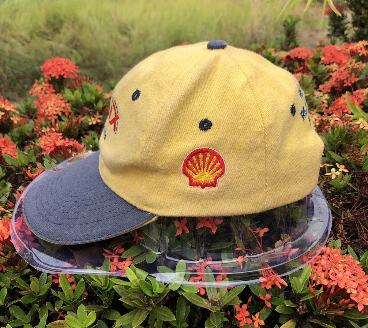 Vintage RARE🔥 Shell Helix Motor Oil Racing Size ONE SIZE - 2 Thumbnail