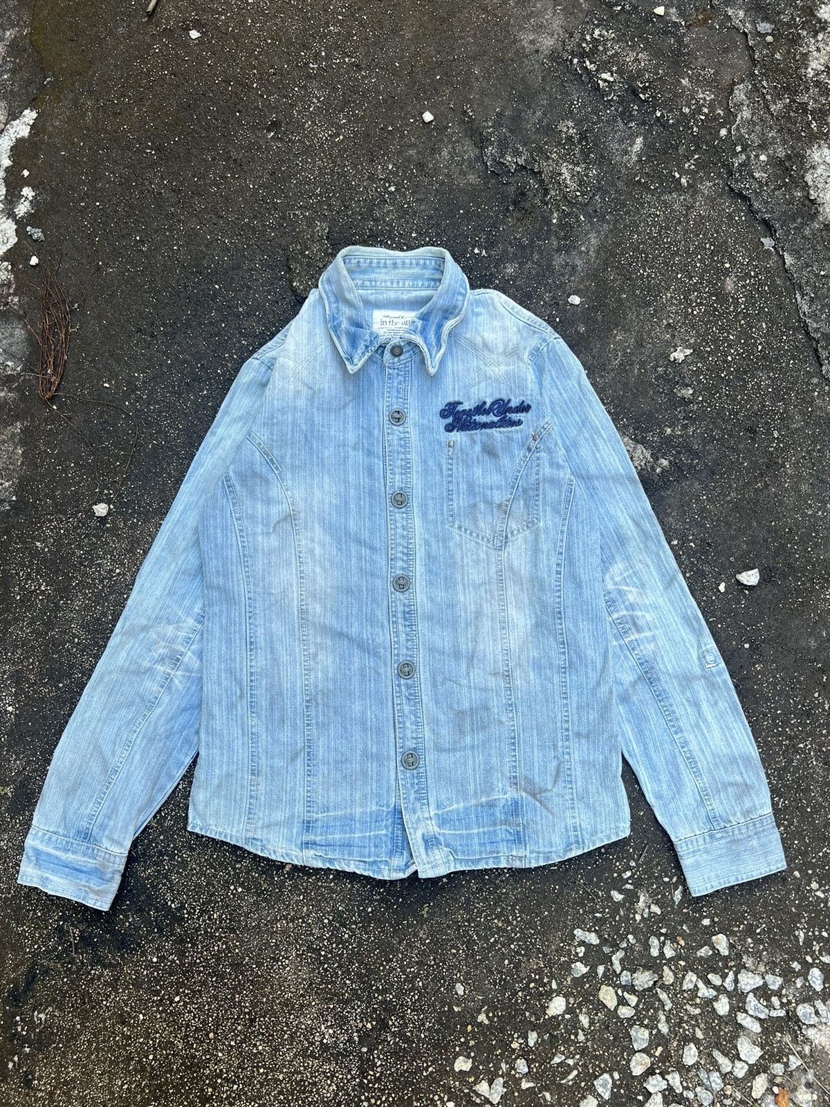 If Six Was Nine In The Attic Hesitation Forbidden Denim Shirt Jacket Size US M / EU 48-50 / 2 - 1 Thumbnail