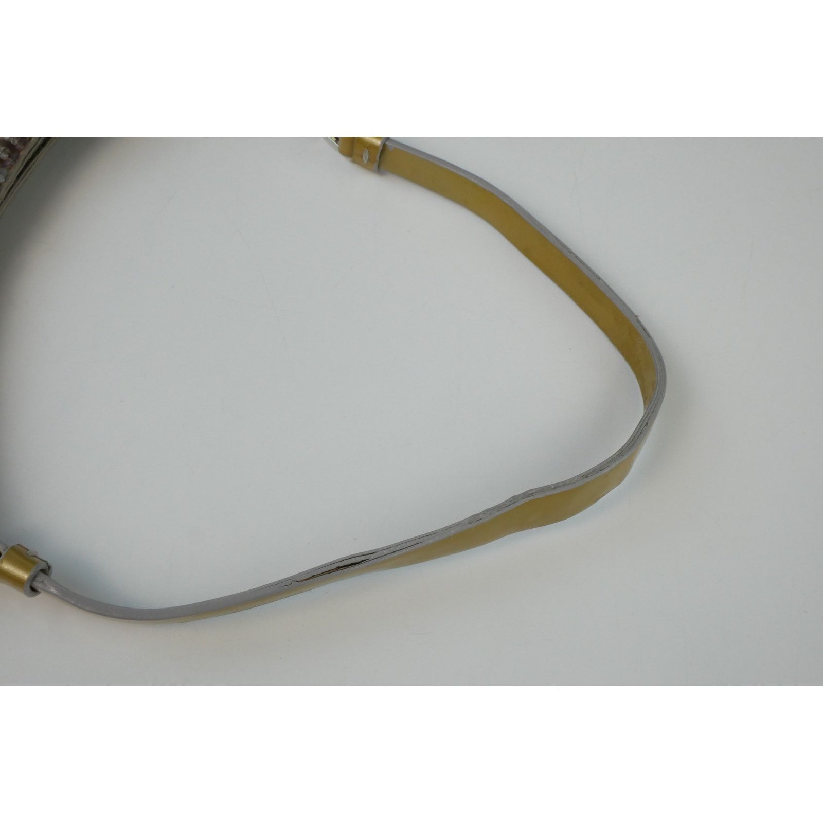 Prada Metallic Gold Shine Leather Crossbody Bag Size ONE SIZE - 9 Thumbnail