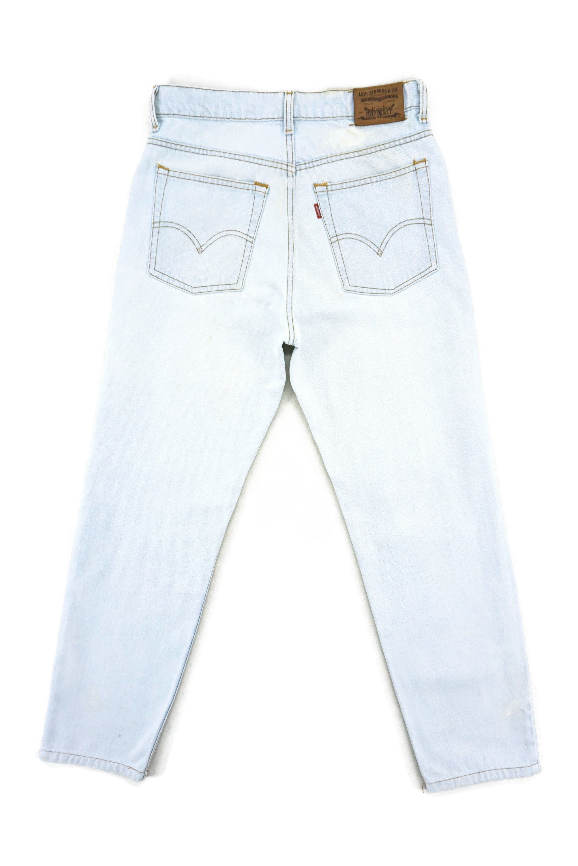 Levi's Vintage Levi's 686 Jeans W30xL28 Light Wash High-Waisted Size 30" / US 8 / IT 44 - 2 Thumbnail