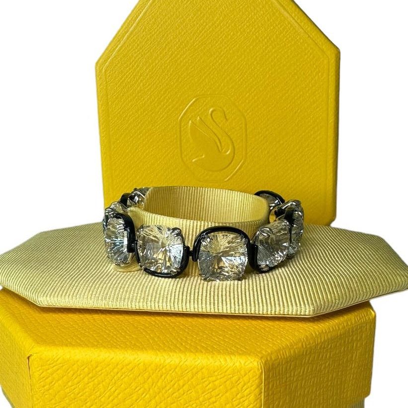 Swarovski Swarovski Harmonia bracelet Cushion cut Large Size ONE SIZE - 1 Thumbnail