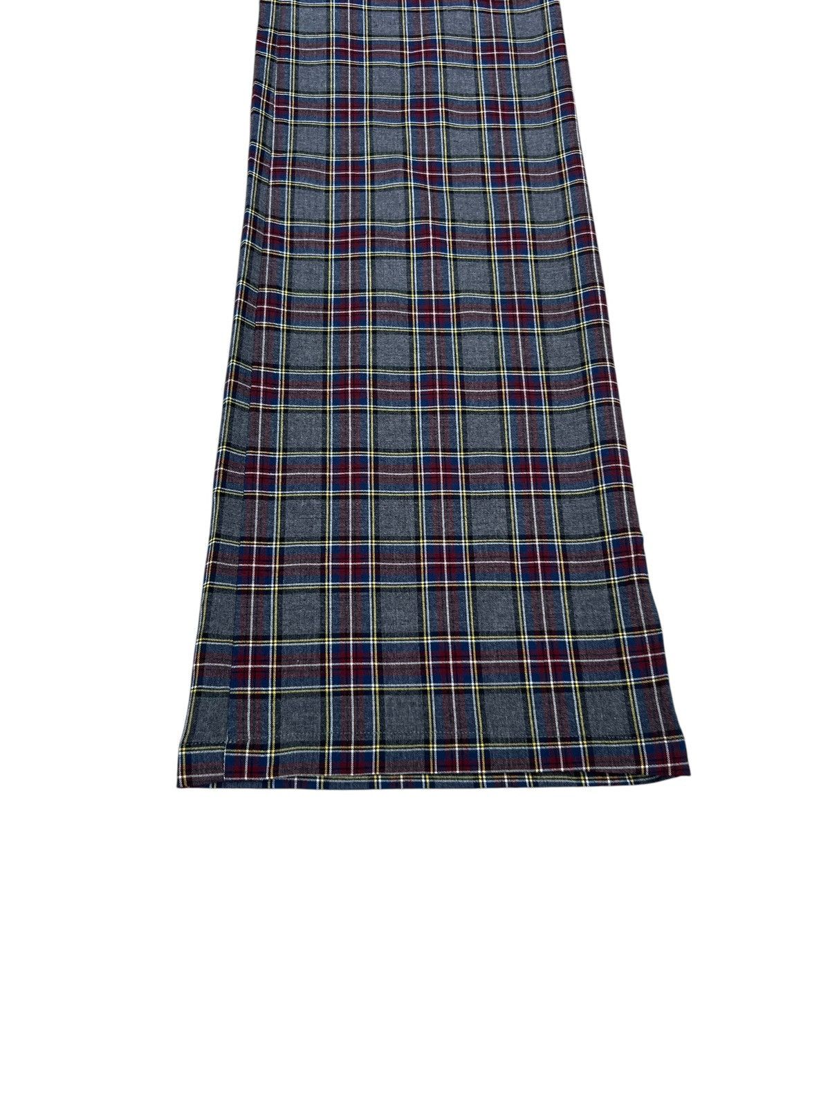 PPFM Vintage PPFM Rayon Polyester Blend Stretch Tartan Flare Pant Size US 31 - 12 Thumbnail