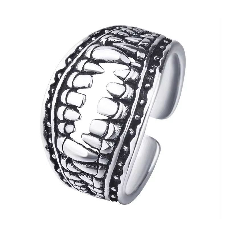 Jewelry Creative Monsters Tusks Ring Size ONE SIZE - 3 Thumbnail