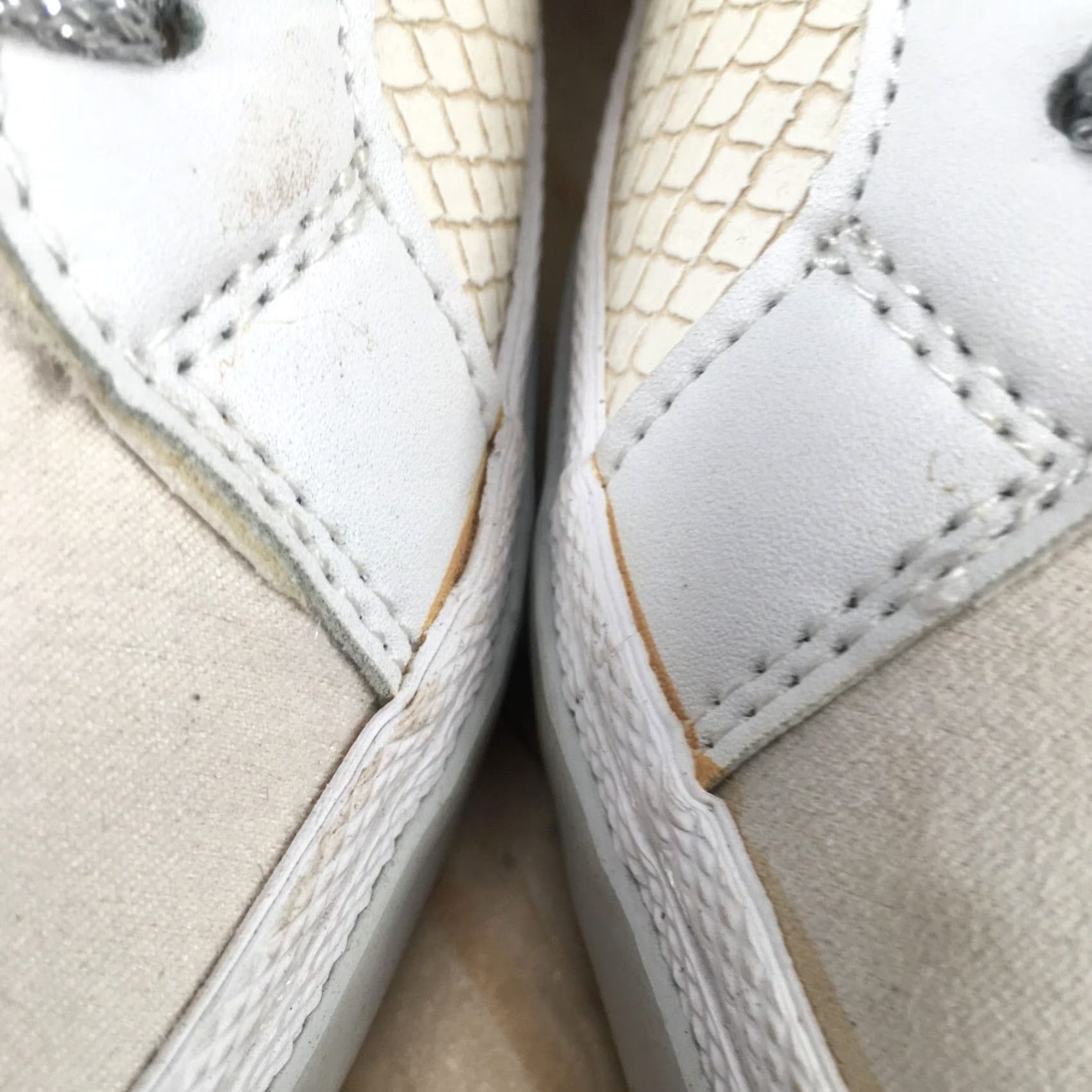 Vintage A New Day Maddison Sneakers White Lace Up Low Top Casual Comfort Womens 9 Shoes Size M / US 6-8 / IT 42-44 - 4 Thumbnail