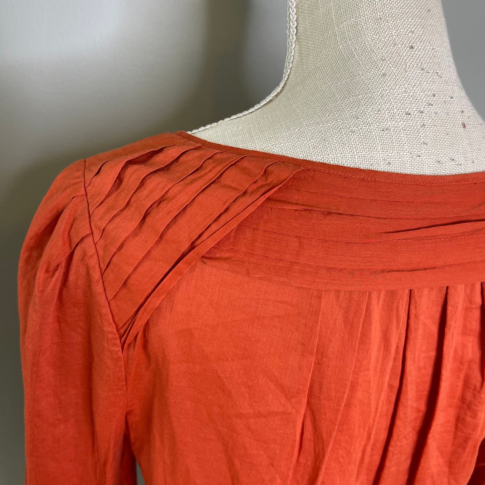 Anthropologie Maeve Anthropologie Nicoleta Ruffled Peasant Blouse, 4 Size S / US 4 / IT 40 - 6 Thumbnail
