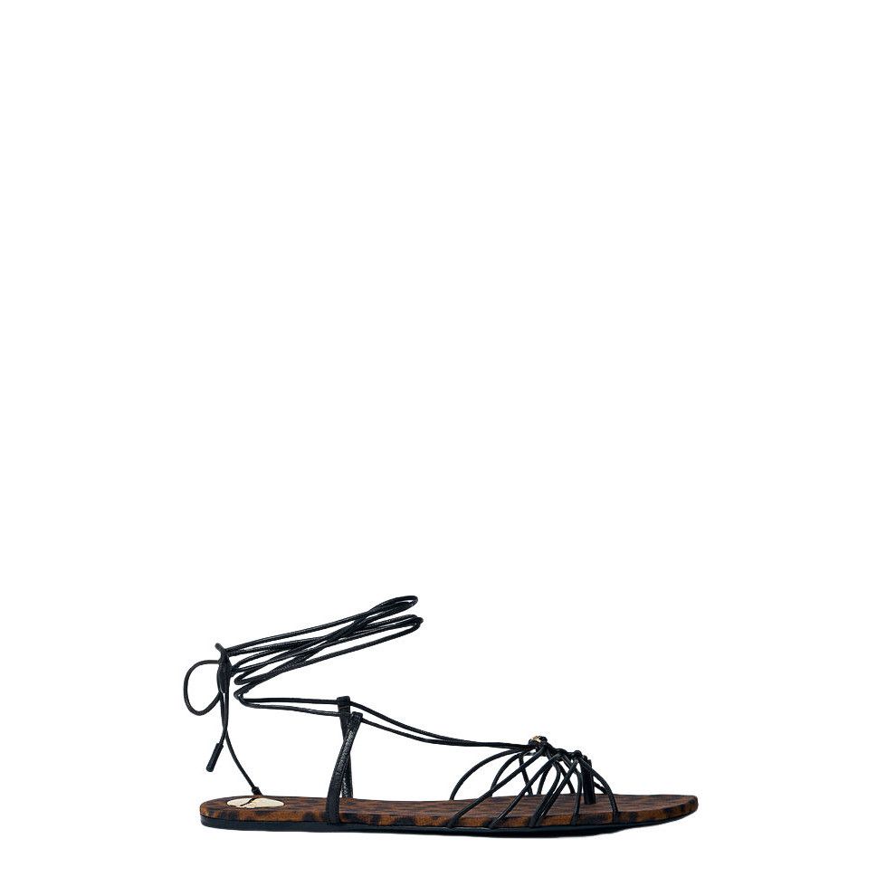 SAINT LAURENT Babylone $1050 Brown Leather Sandals New & Aut