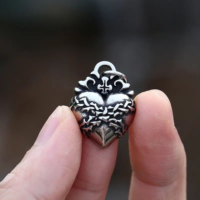 Jewelry CReative Love Heart Pendant Necklace Size ONE SIZE - 3 Thumbnail