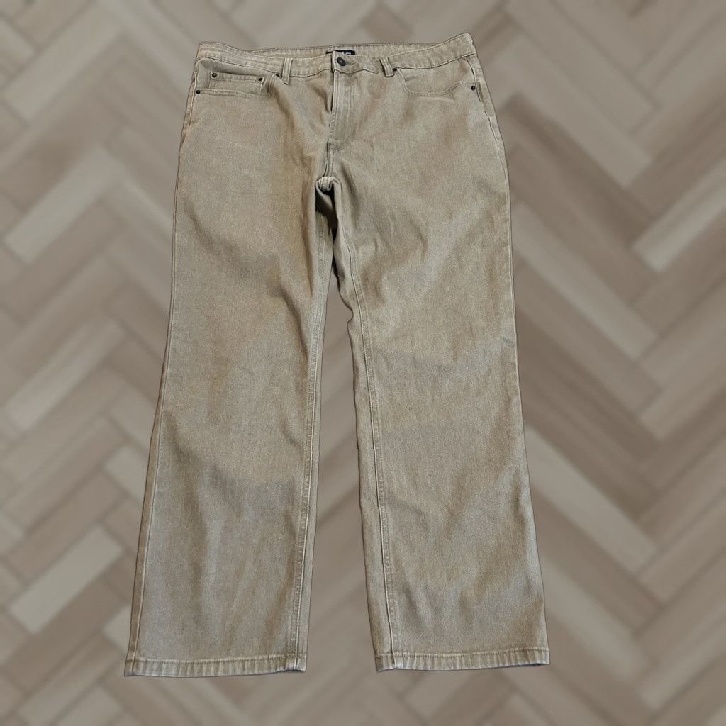 Flag & Anthem Flag And Anthem Mens Jeans Straight Khaki 38x30 Size US 38 / EU 54 - 1 Thumbnail