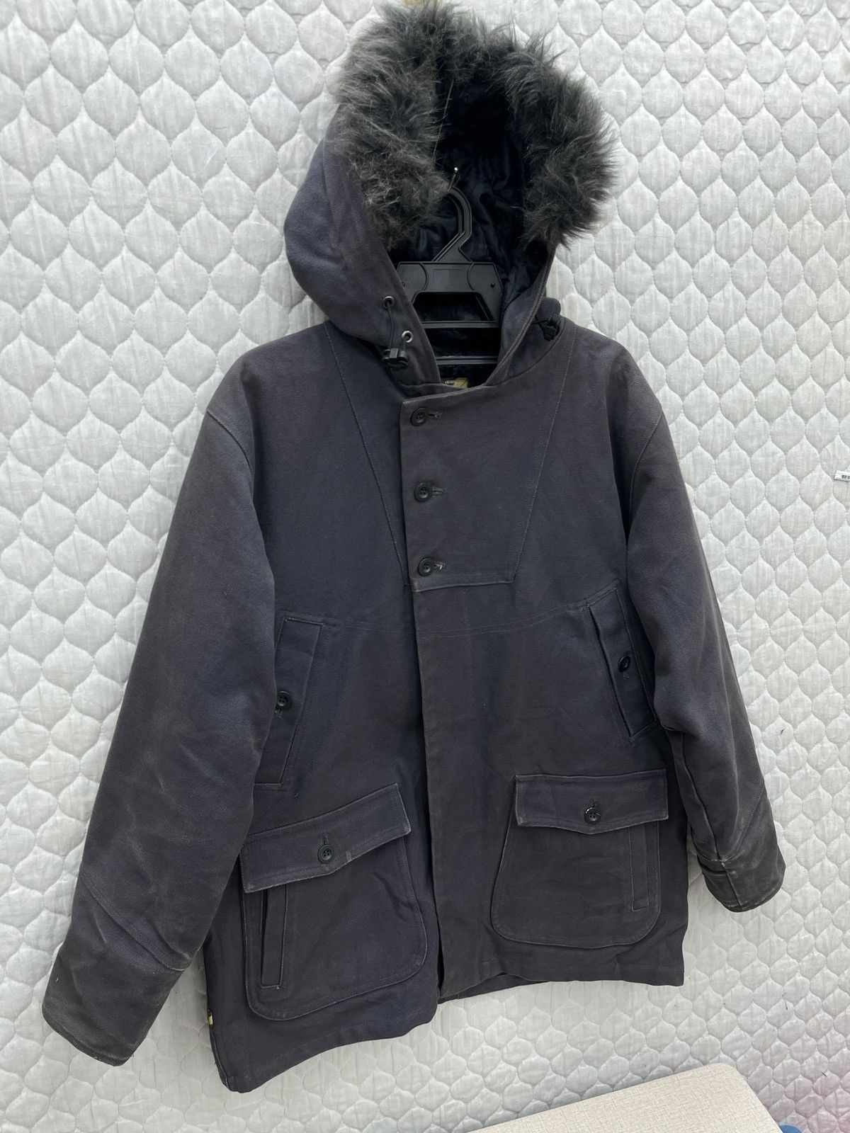 If Six Was Nine 🔥🔥🔥ARCHIVE VTG FRESHJIVE HOODIE FUR JACKET Size US L / EU 52-54 / 3 - 3 Thumbnail