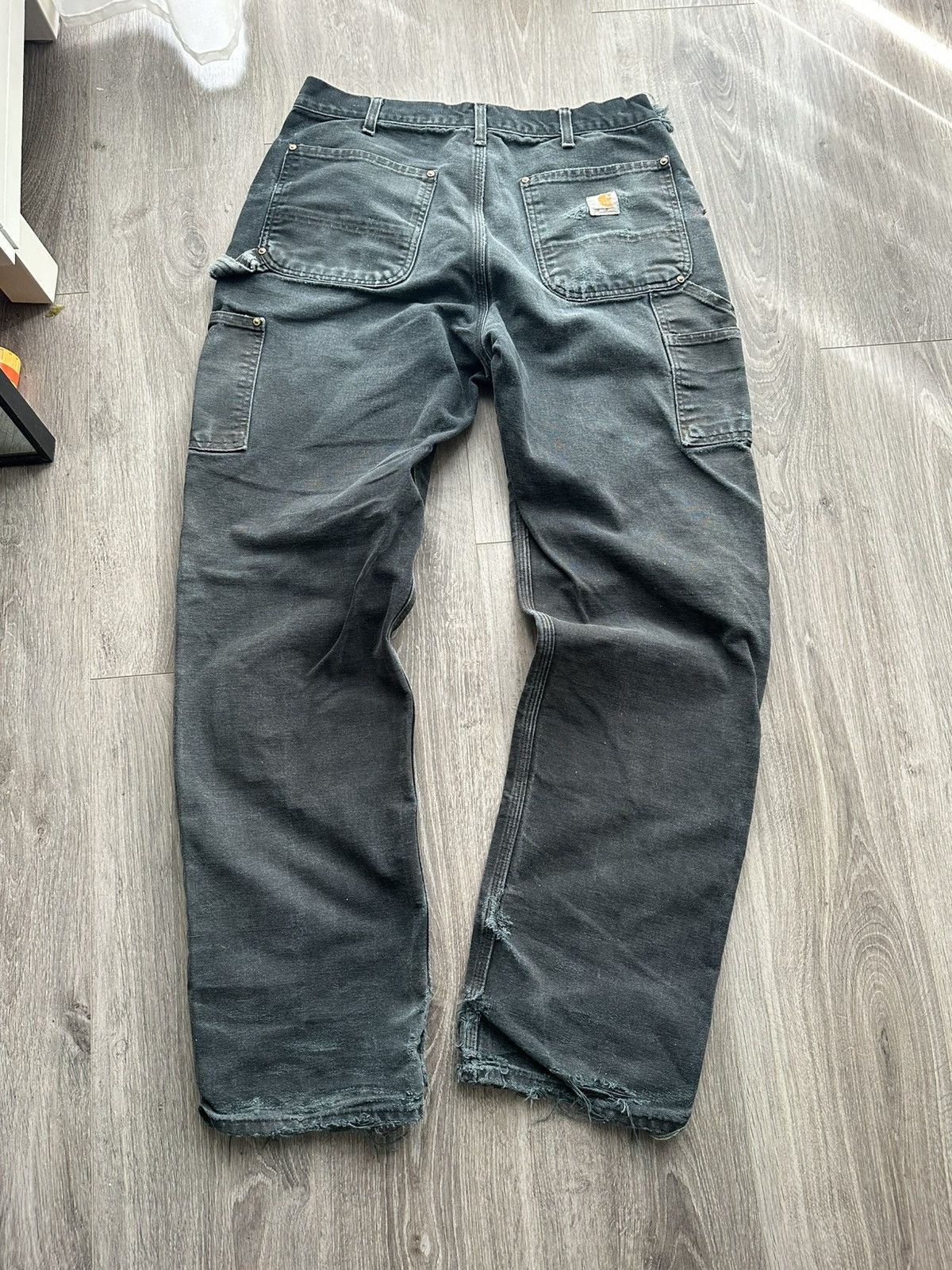 Carhartt carhartt double knee pants workwear sun faded Size US 32 / EU 48 - 9 Thumbnail