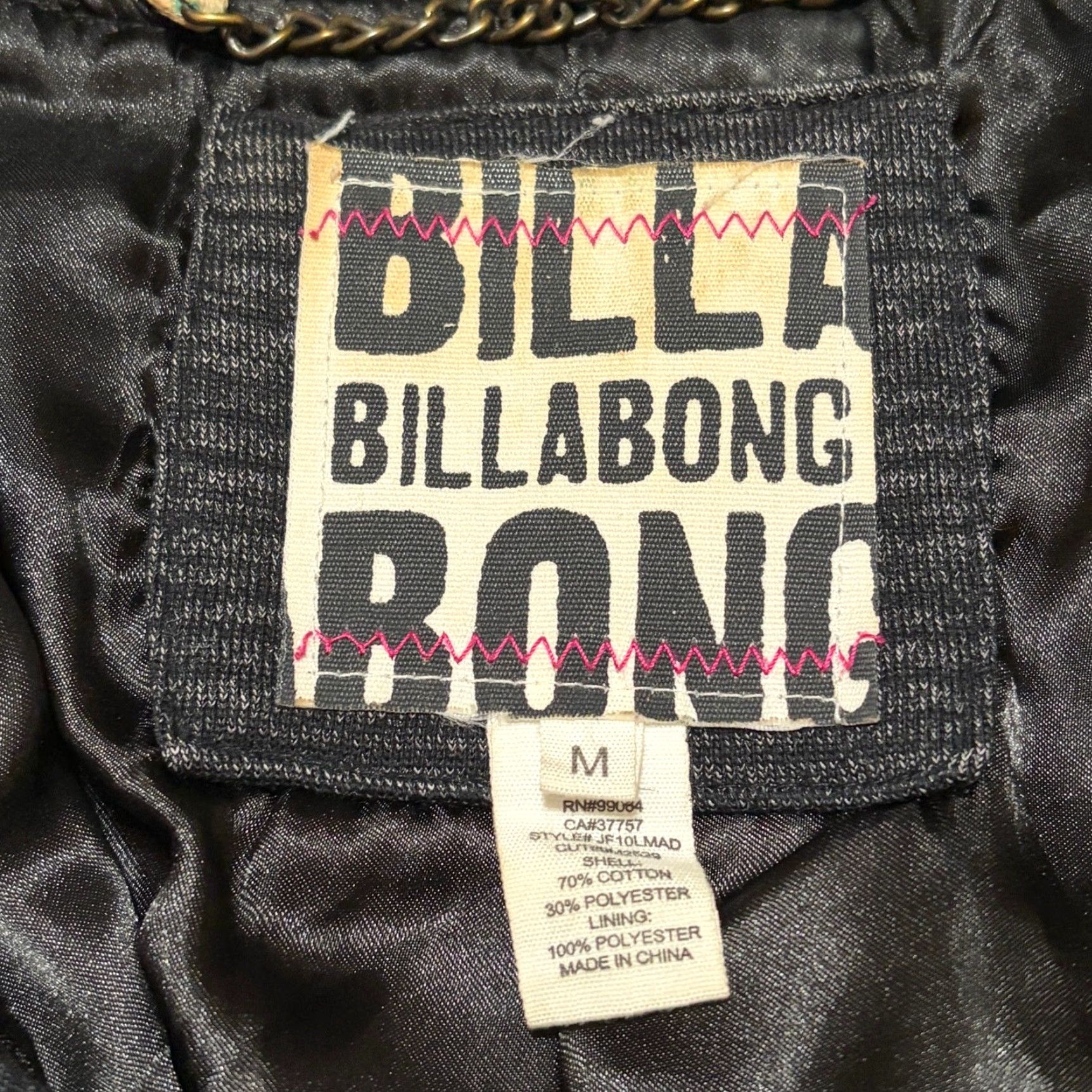 Billabong Billabong Pea Coat Jacket Women M Charcoal Double Breasted Button Lined Pockets Fall Winter Casual Workwear Size M / US 6-8 / IT 42-44 - 3 Thumbnail