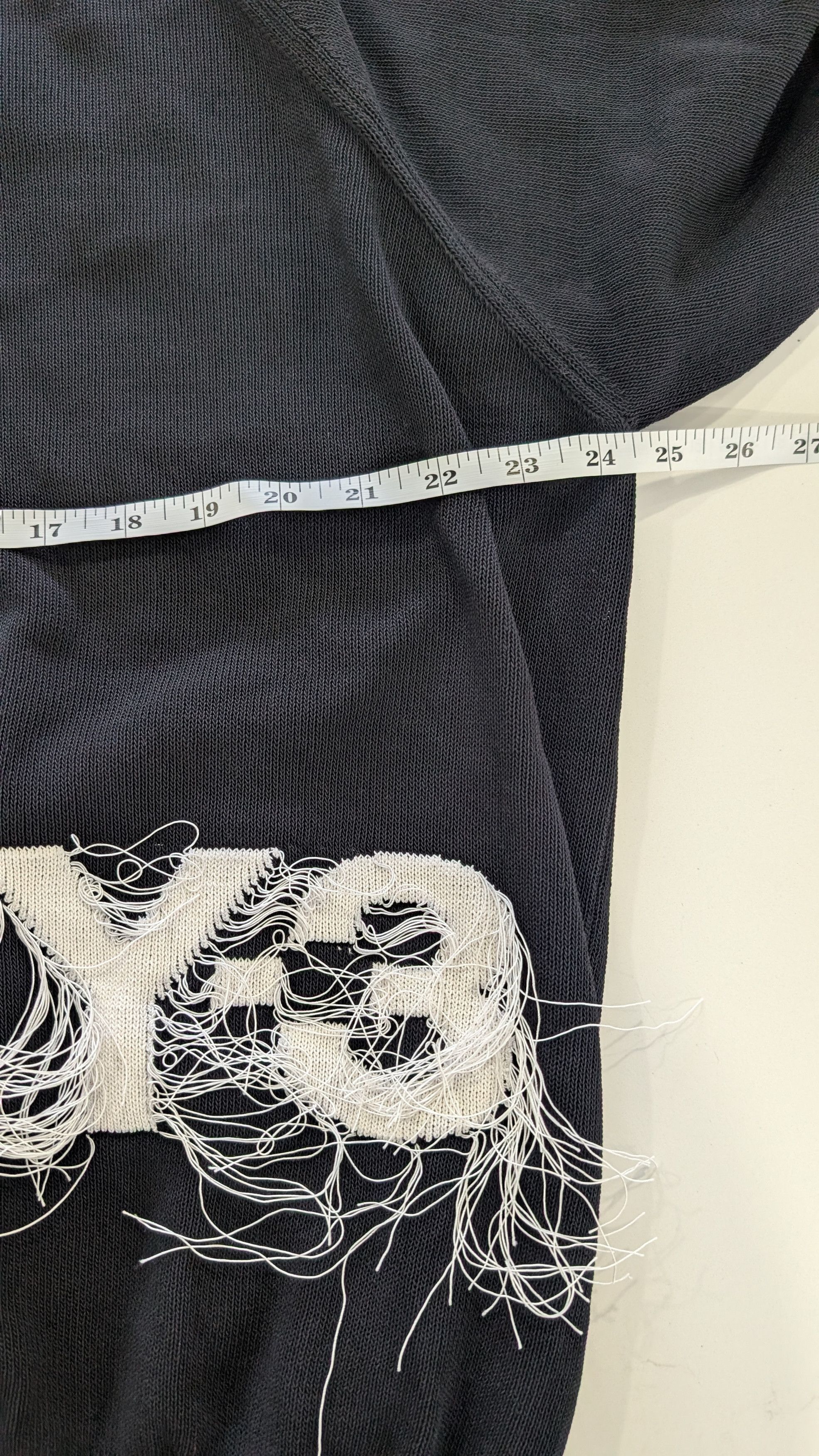 Adidas × Y-3 Adidas Y-3 Shred Logo Intarsia Knit Sweater XL Yamamoto Size US XL / EU 56 / 4 - 11 Thumbnail