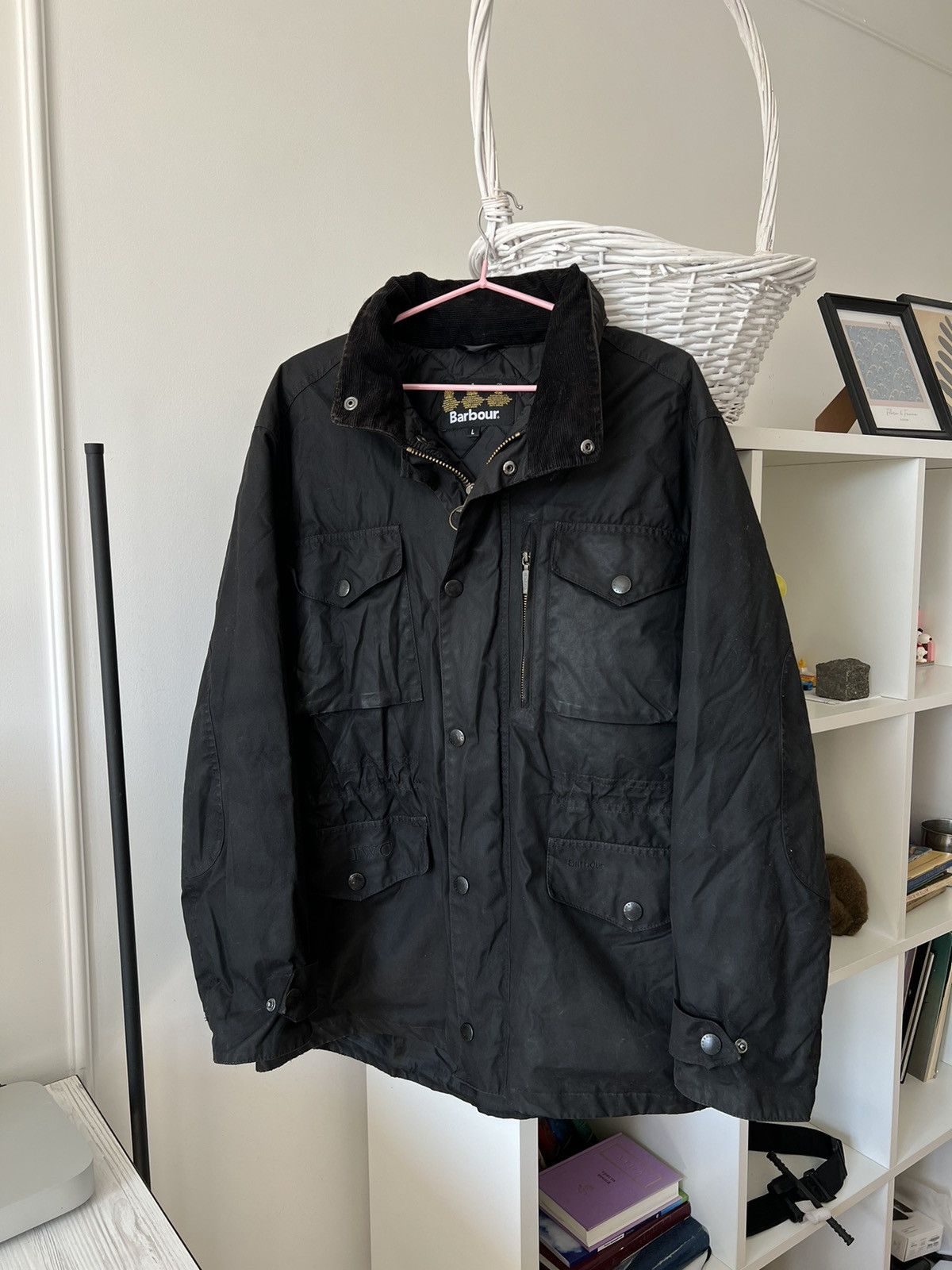 Barbour BARBOUR Sapper Wax Jacket Black Size US L / EU 52-54 / 3 - 1 Thumbnail