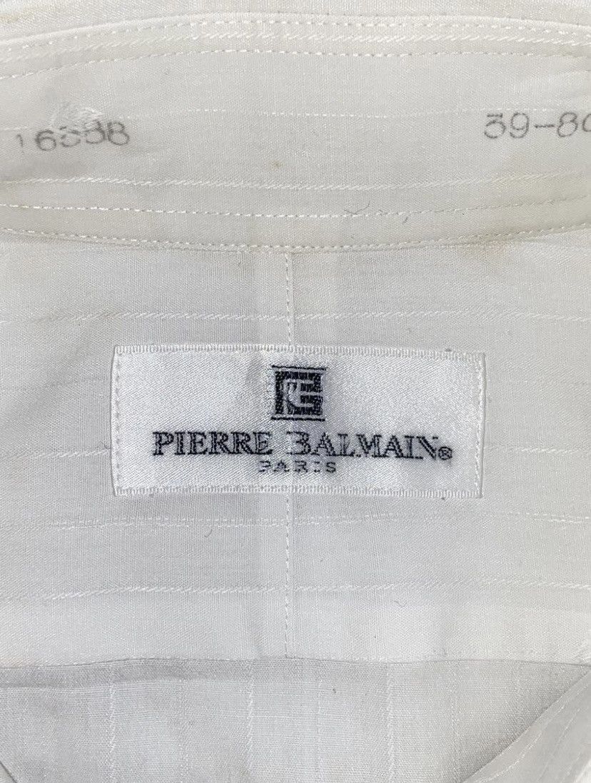 Pierre Balmain PIERRE BALMAIN Paris White Shirt Size US S / EU 44-46 / 1 - 11 Thumbnail