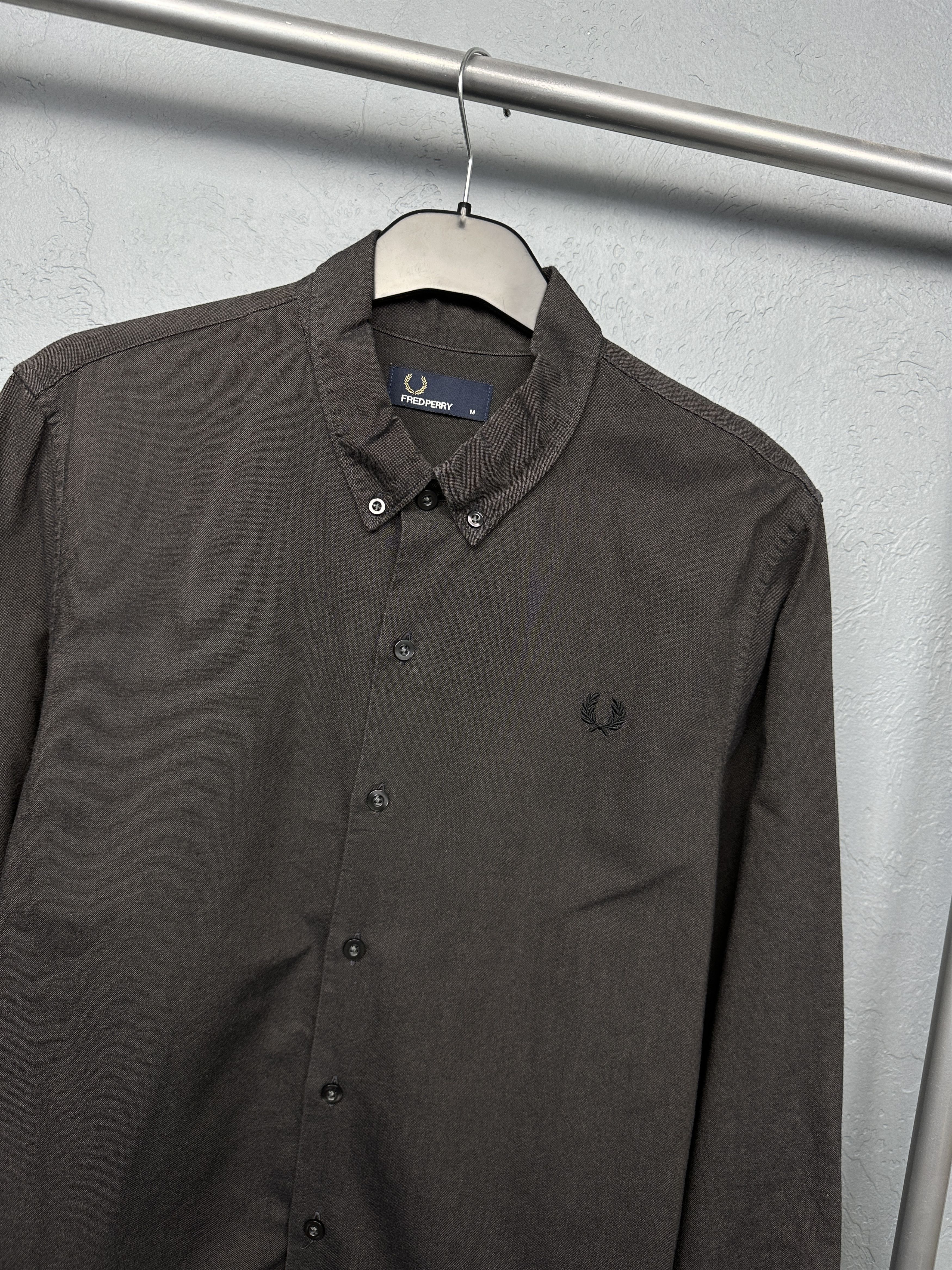 Fred Perry Fred Perry Mens Long Sleeve Shirt Size US M / EU 48-50 / 2 - 2 Thumbnail