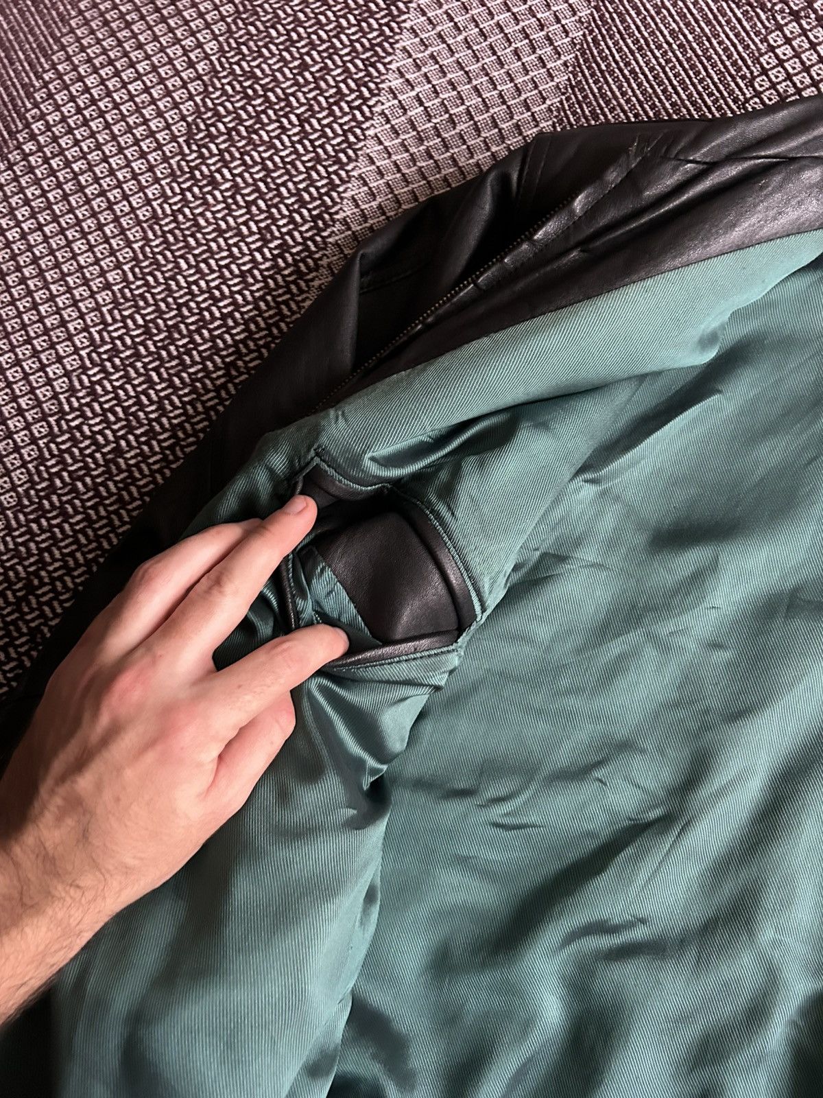 Angelo Litrico Vintage Leather Jacket Angelo Litrico Thrashed Solid Style Size US L / EU 52-54 / 3 - 14 Thumbnail