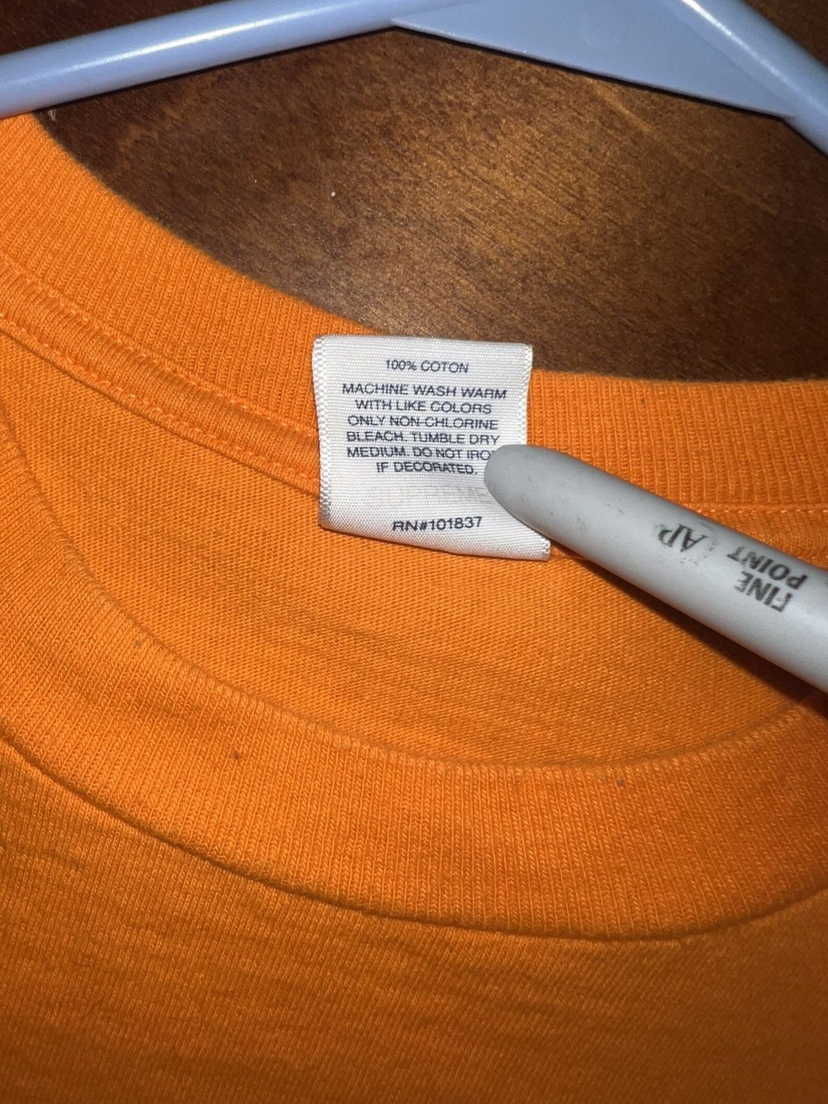 Supreme × Thrasher Supreme Thrasher Skyline Tee Orange Size US L / EU 52-54 / 3 - 6 Thumbnail