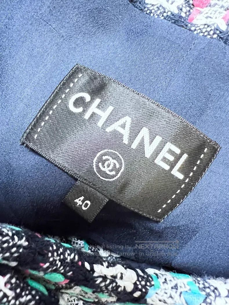 Chanel Chanel Heavy industry mosaic colourful sequin vest dress s Size S / US 4 / IT 40 - 6 Thumbnail