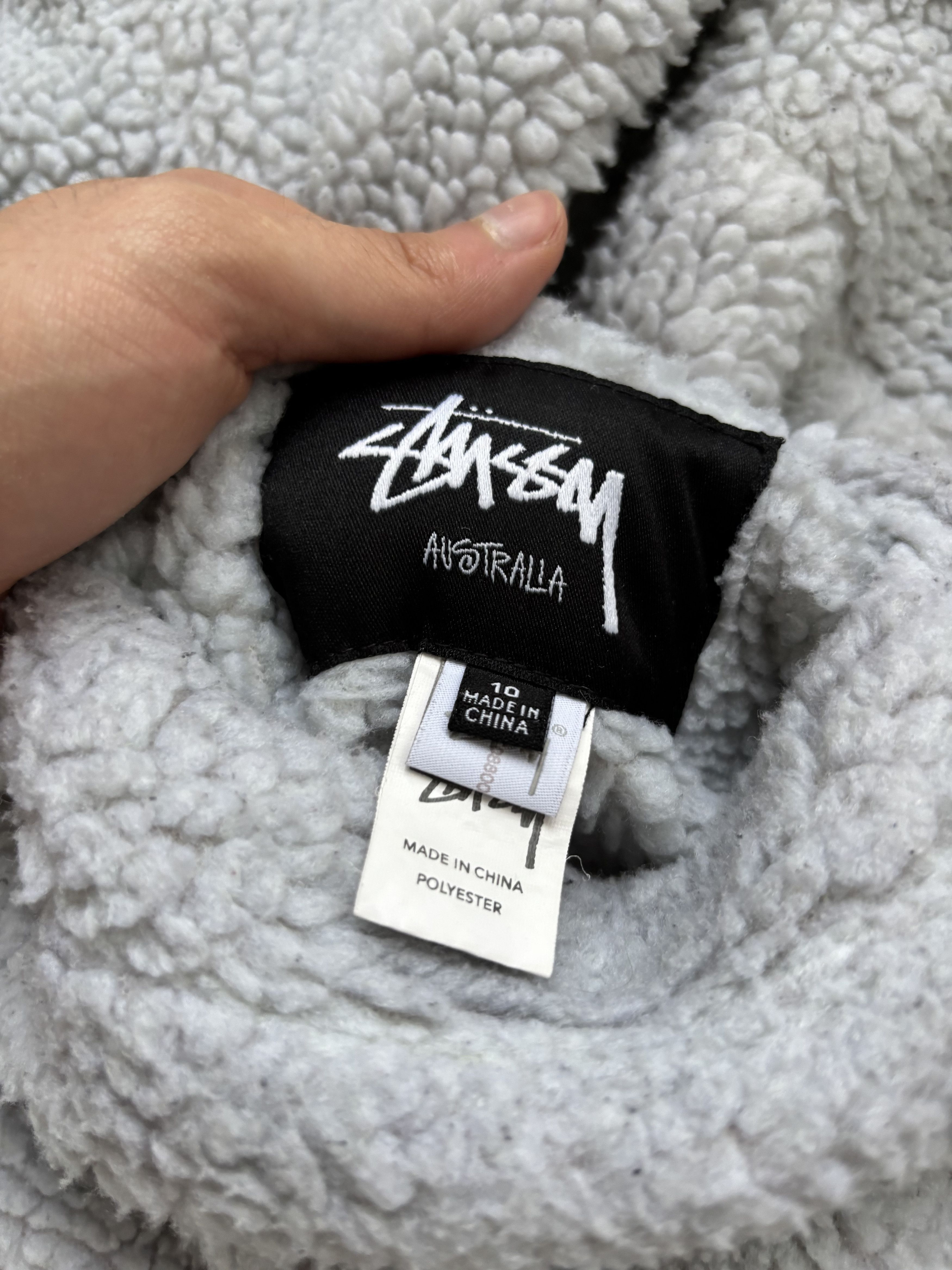 Stussy Vintage Stussy Sherpa Fleece Revirsble Steetwear 90s Size US M / EU 48-50 / 2 - 12 Thumbnail