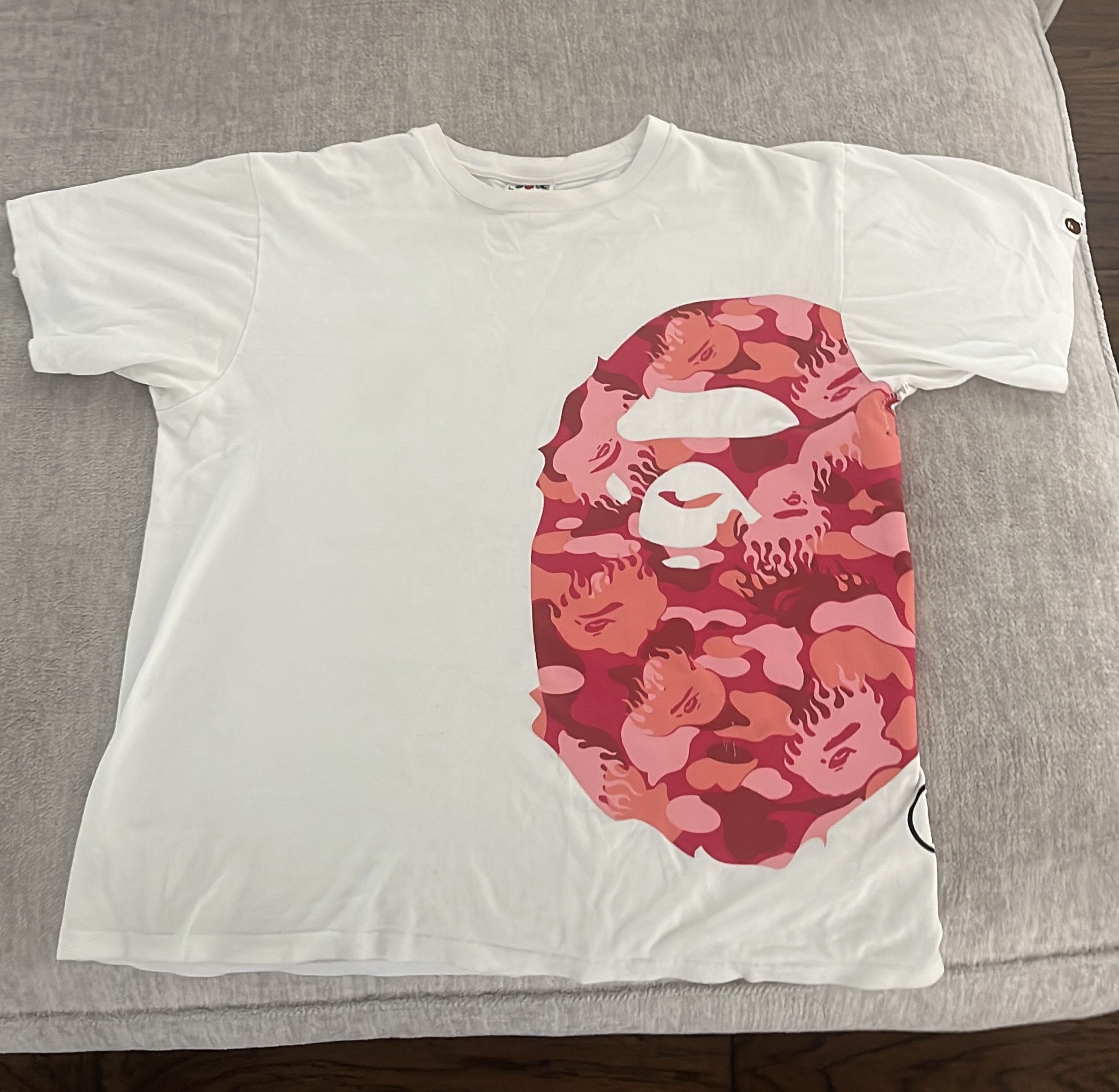 Bape Bape Head Pink Camo Size US XL / EU 56 / 4 - 1 Thumbnail
