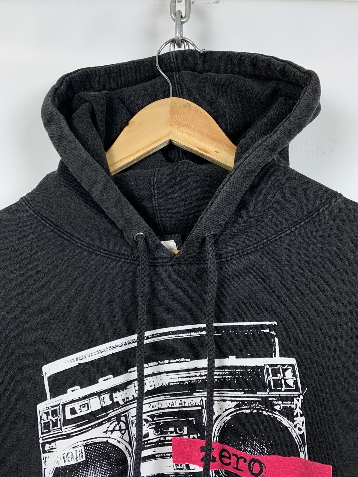 Hook-Ups 90s Vintage Zero Skateboards Black Hoodie Size US L / EU 52-54 / 3 - 6 Thumbnail