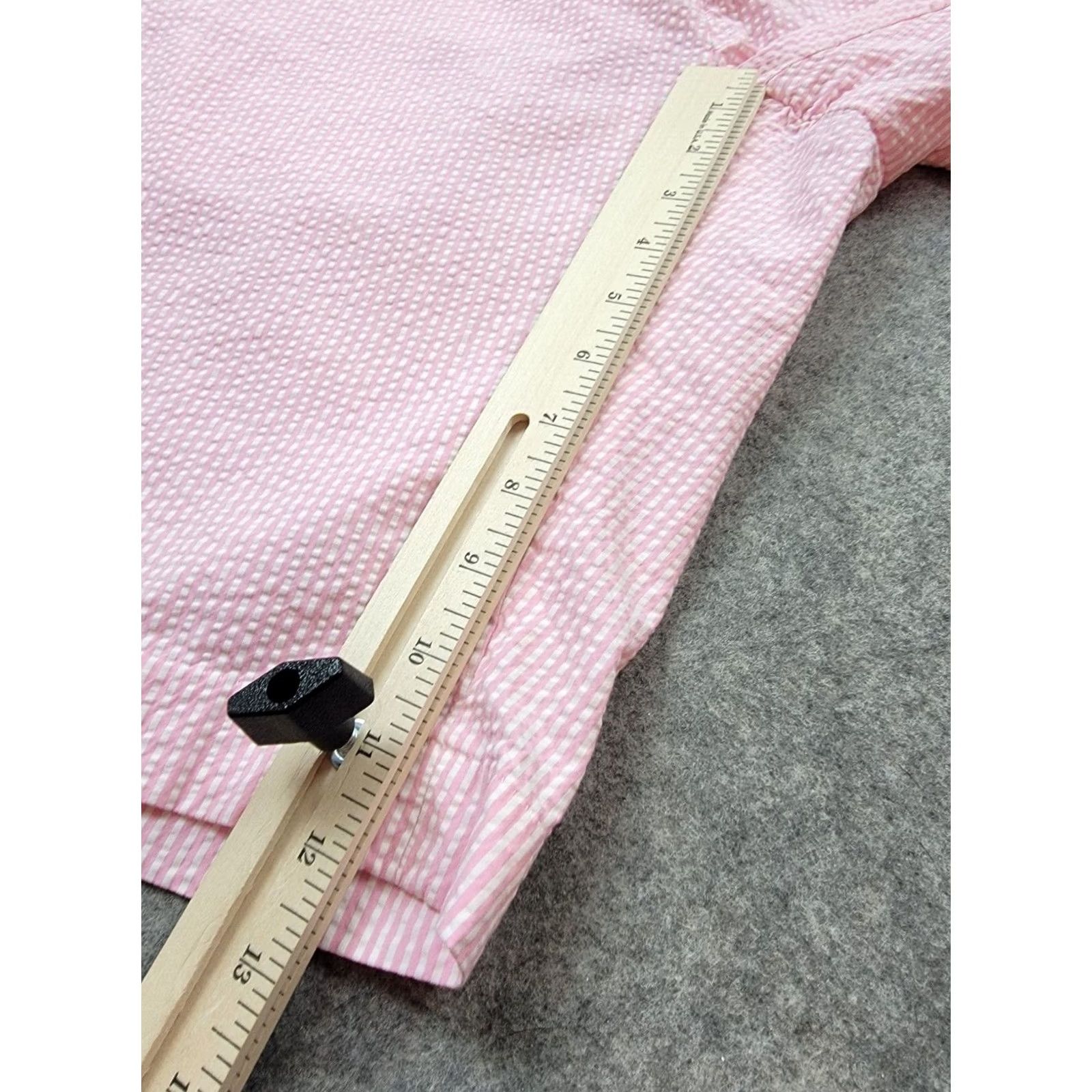 Polo Ralph Lauren Polo Ralph Lauren Seersucker Shorts Mens 36 Pink White Stripe Slash Pockets Bermuda Beach Nautical 90s? Size US M / EU 48-50 / 2 - 2 Thumbnail