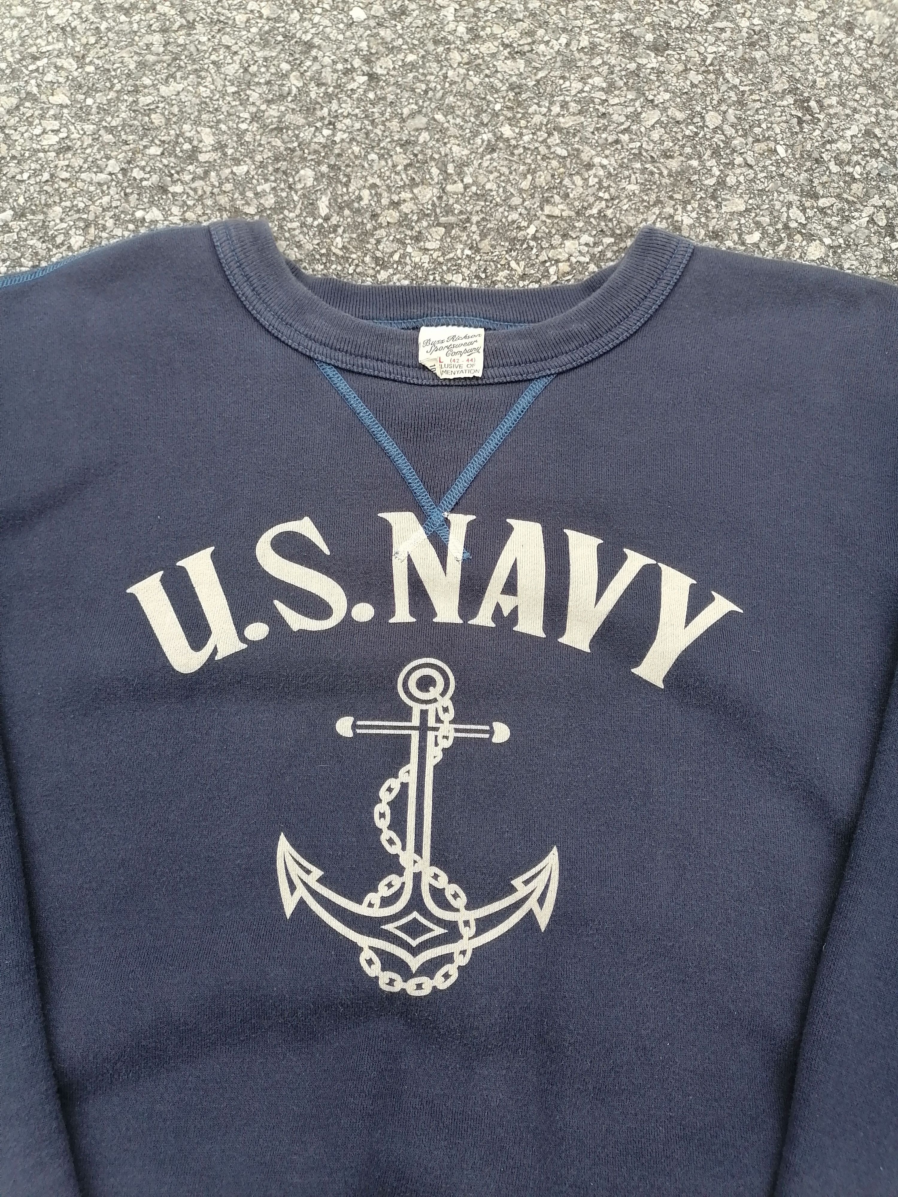 Buzz Rickson's Buzz Rickson's Us Navy Toyo Enterprise Sweatshirt Size US XL / EU 56 / 4 - 2 Thumbnail