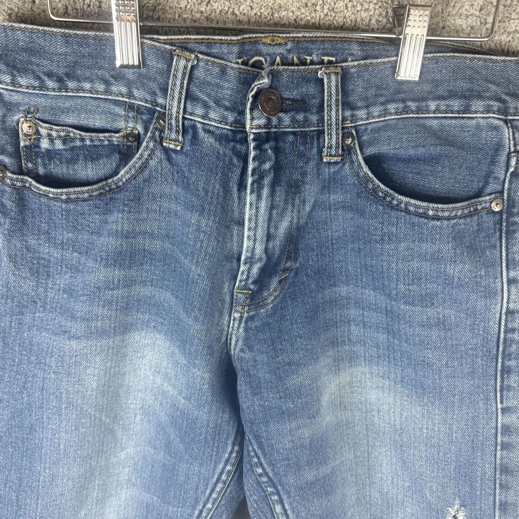 Vintage American Eagle Jeans Mens 28x30 Blue Bootcut Live Your Life Distressed Denim Jeans Mens 28x30 Blue Bootcut Live Your Life Distressed Denim Size US 28 / EU 44 - 4 Thumbnail