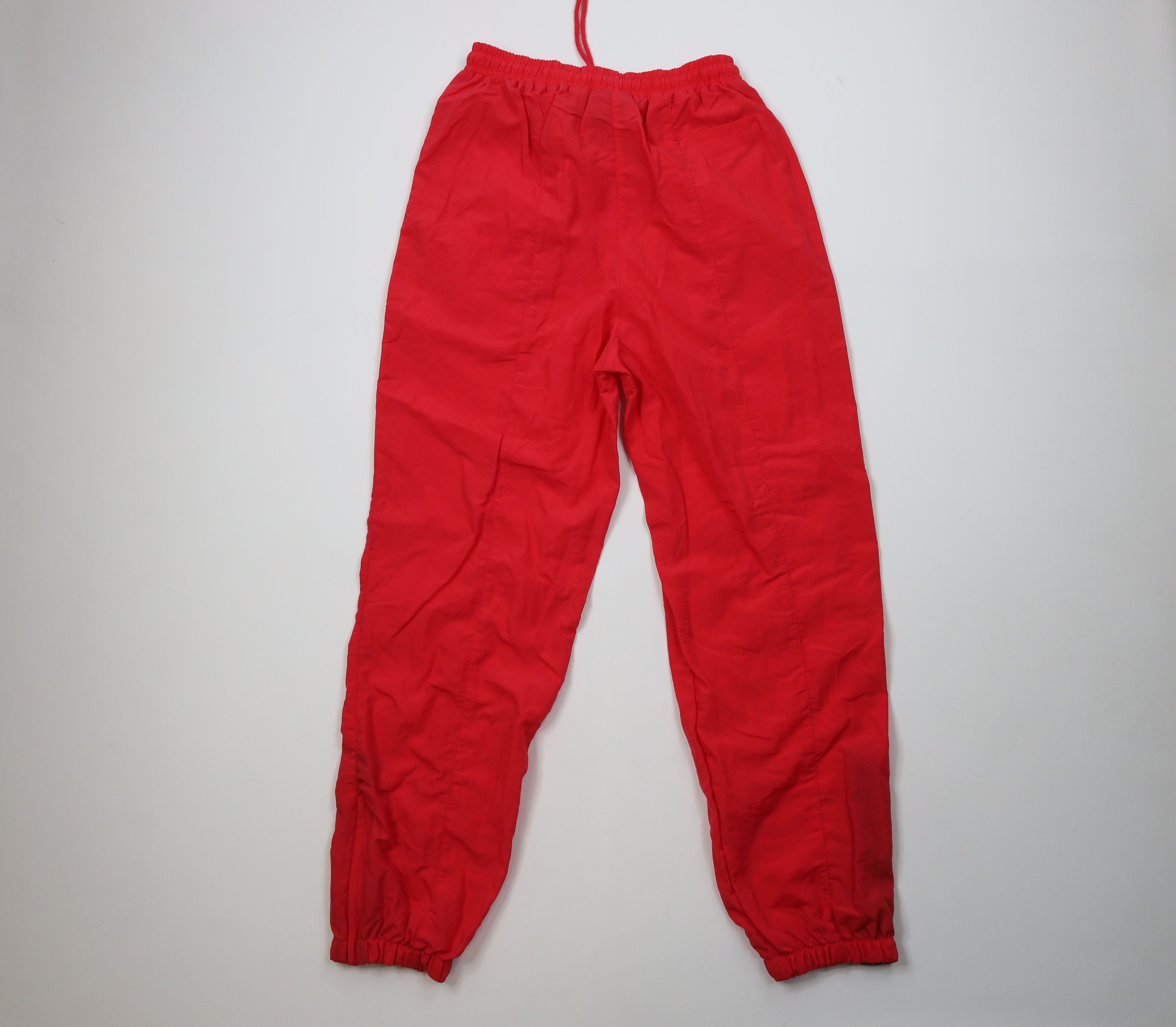 Vintage Vintage 90s Streetwear Blank Windbreaker Joggers Pants Red Size US 34 / EU 50 - 10 Thumbnail