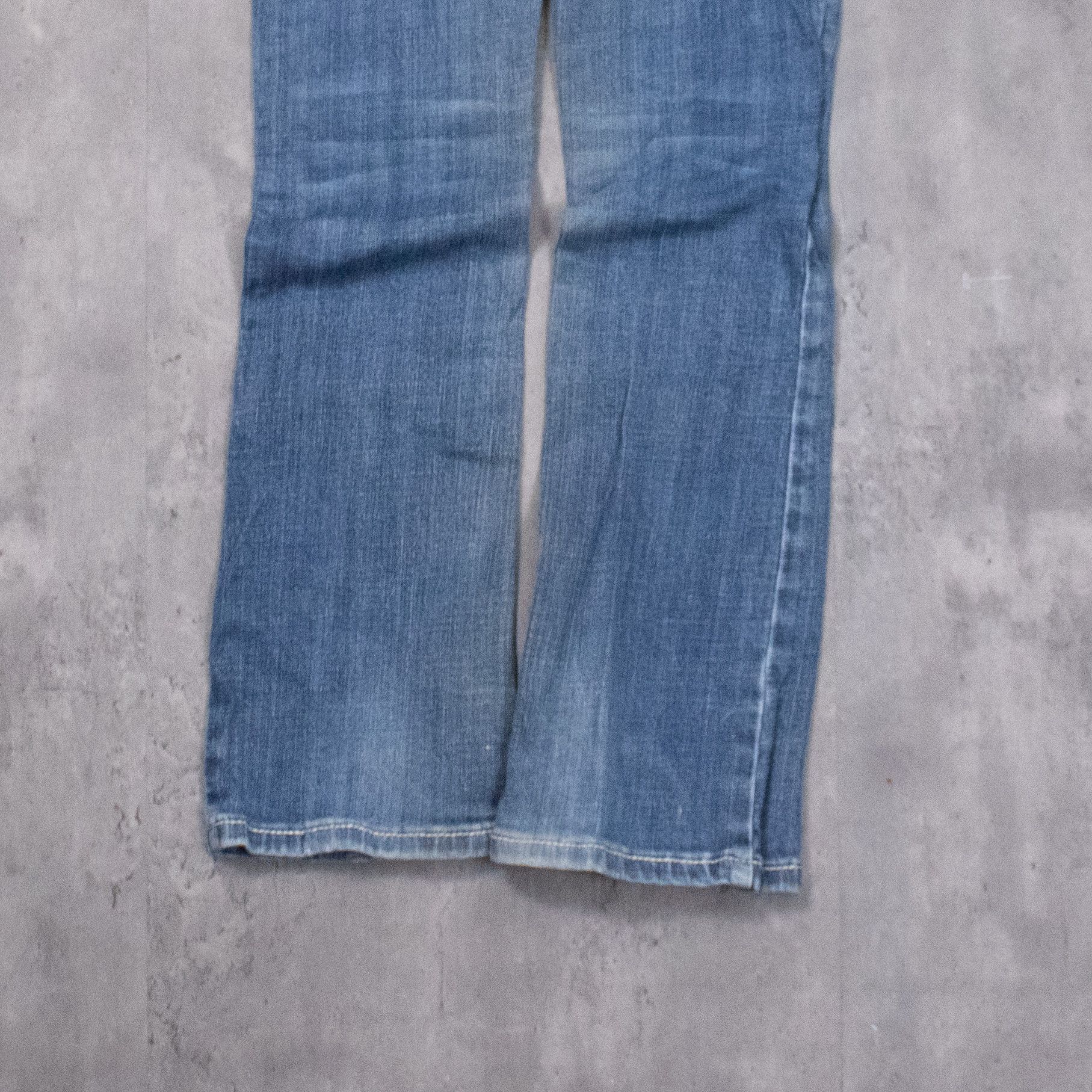 True Religion Y2K's 00's LA Idol's Gem Embellished Skinny Denim Jean's Size US 26 / EU 42 - 9 Thumbnail