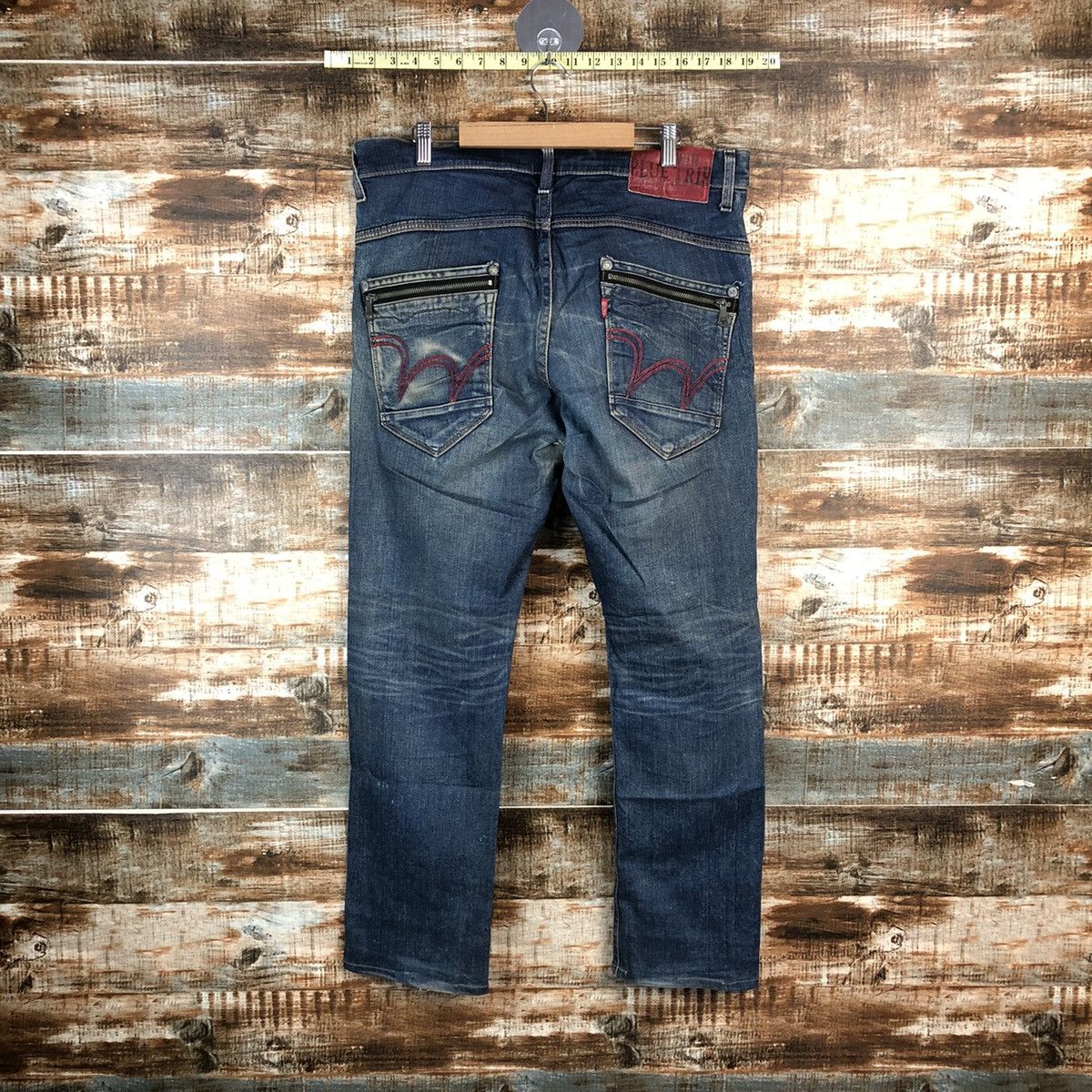 Japanese Brand DL Edwin Blue Trip Denim Pants #C174 Size US 34 / EU 50 - 12 Thumbnail