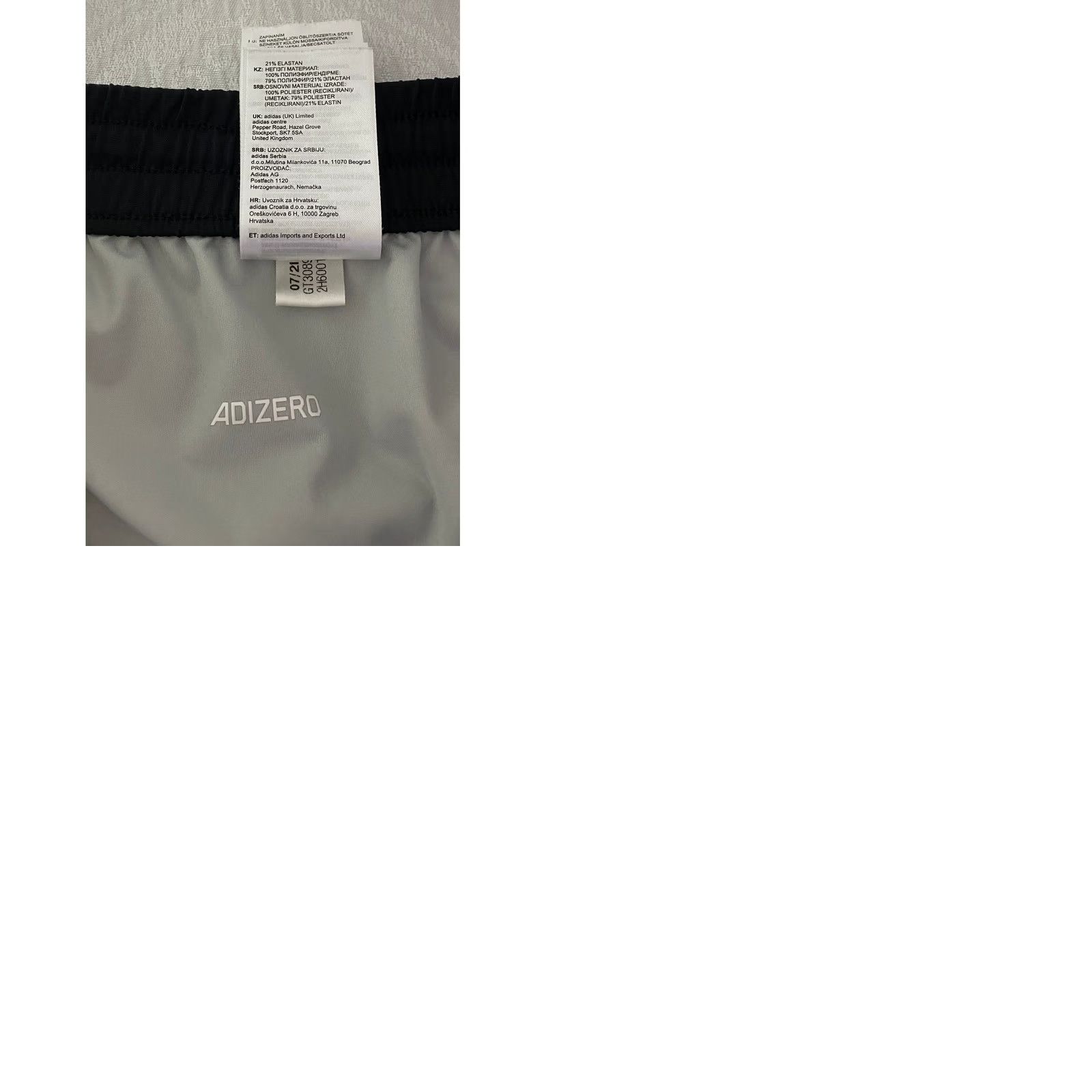 Adidas Adidas Adizero Marathon Primeblue Track Pants Black White Womens S GT3089 Size 28" / US 6 / IT 42 - 9 Thumbnail