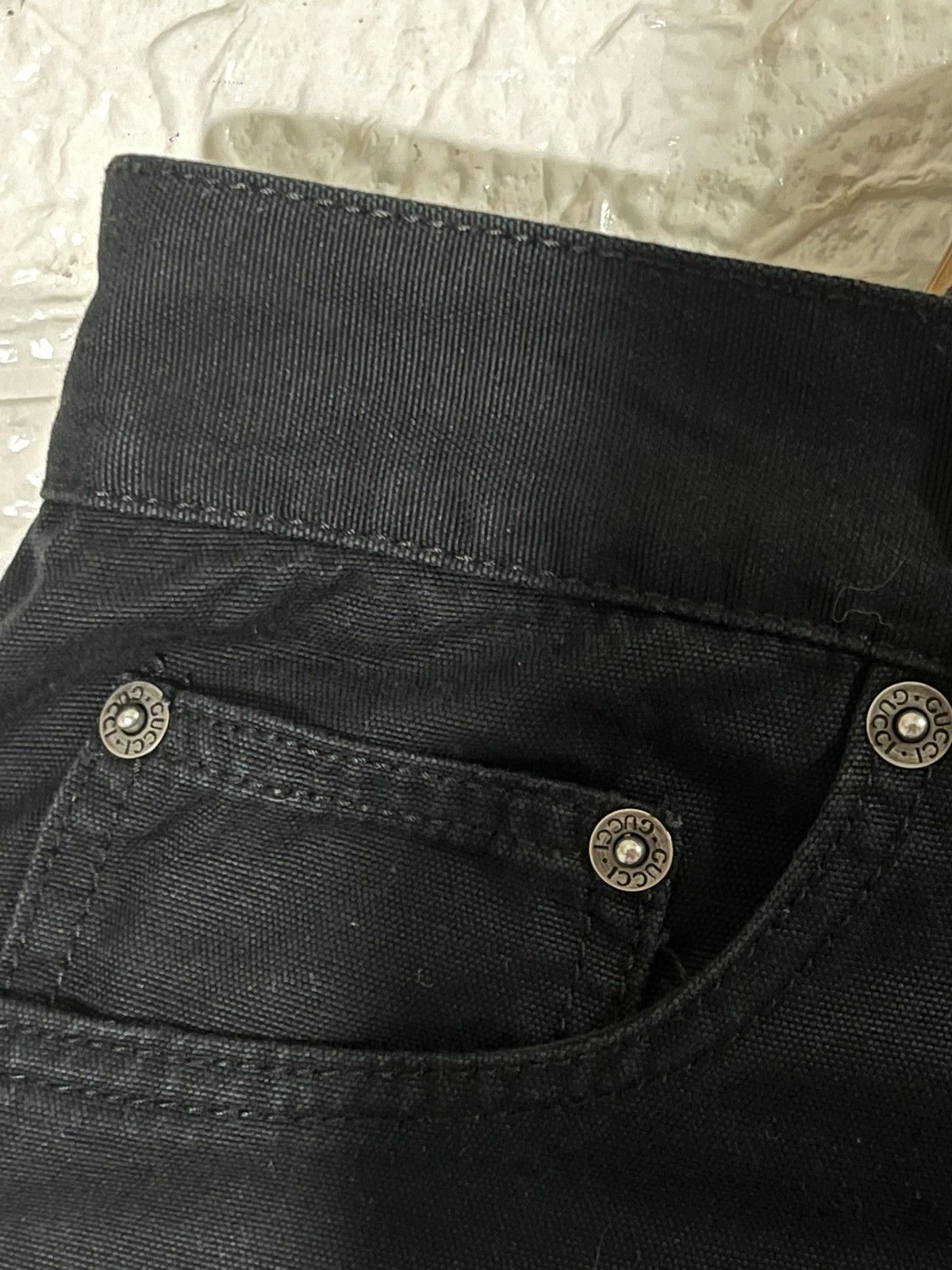 Gucci Gucci Black Trouser By Tom Ford Era Collection Size 26" / US 2 / IT 38 - 8 Thumbnail