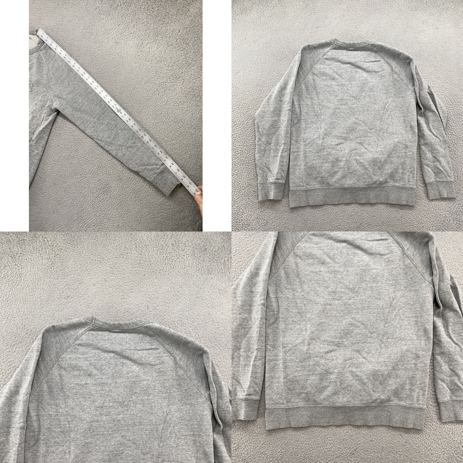 American Eagle Outfitters American Eagle Outfitters Sweatshirt Raglan Long Sleeve Embroidered Pullover Gray MT Men’s Size Big & Tall Cotton Blend Casual Shirt/ Sweater Size US M / EU 48-50 / 2 - 8 Thumbnail