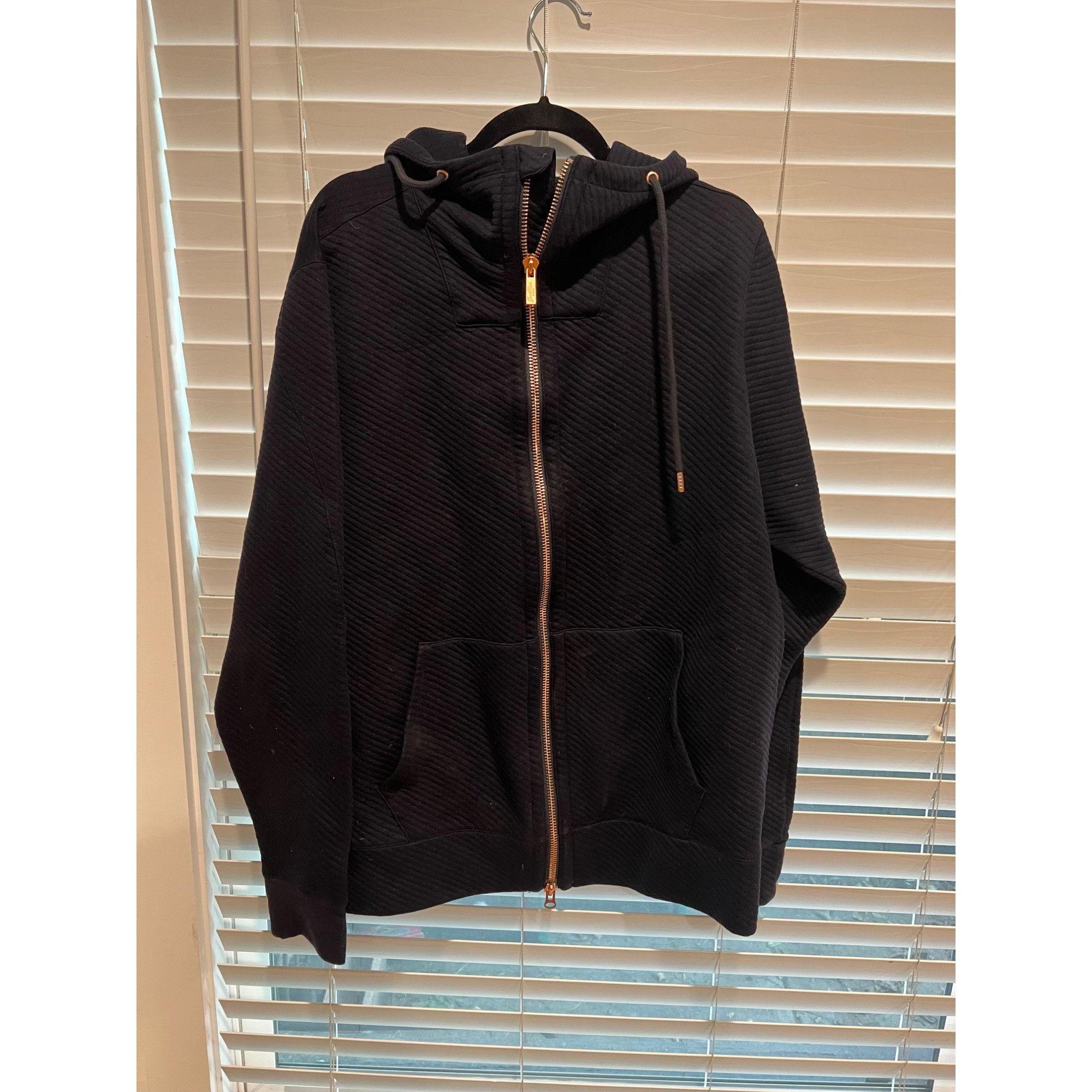 Good Man Brand Good Man Brand Navy Rose Gold Zipper Hooded Jacket - Size XX Size US XXL / EU 58 / 5 - 1 Thumbnail