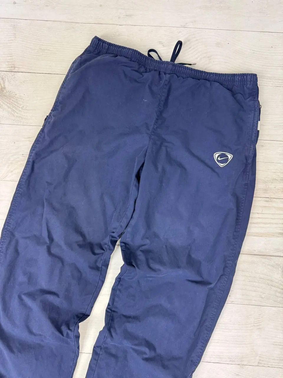 Nike Vintage Nike Track Pants Nylon 00s Swoosh Drill Y2K Size US 32 / EU 48 - 3 Thumbnail