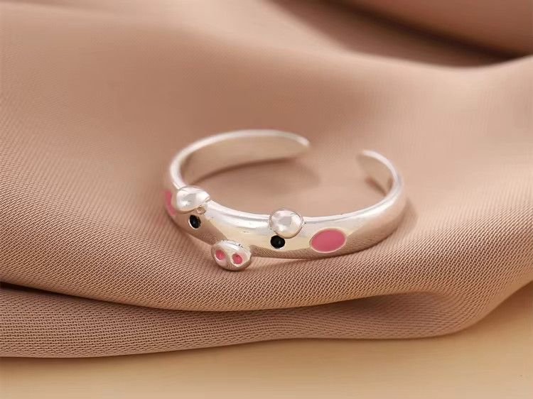 Jewelry Sweet Pig Ring Size ONE SIZE - 3 Thumbnail