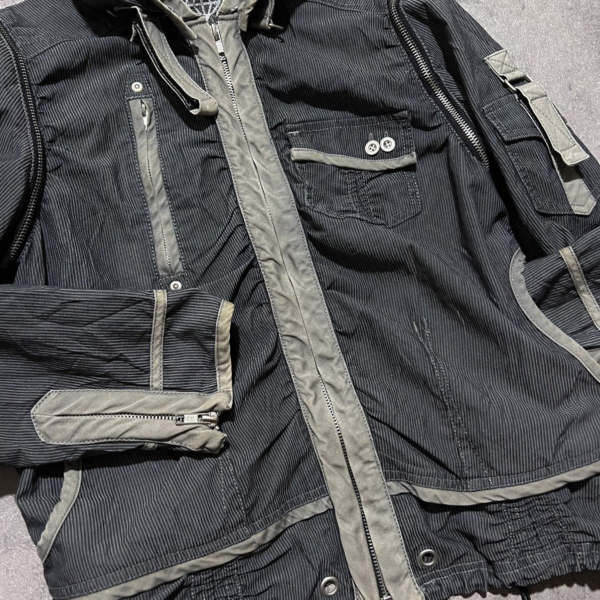 Japanese Brand Algonquins Parachute Bono Gyaru Detachable Light Jacket GOA Size ONE SIZE - 5 Thumbnail