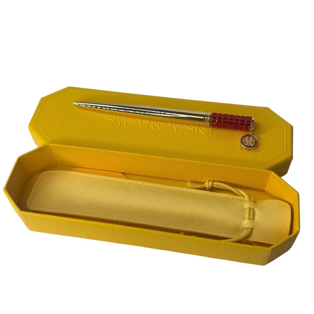 Swarovski Swarovski Crystal Alea Ballpoint Pen, Red, Gold-Tone Plated Size ONE SIZE - 1 Thumbnail