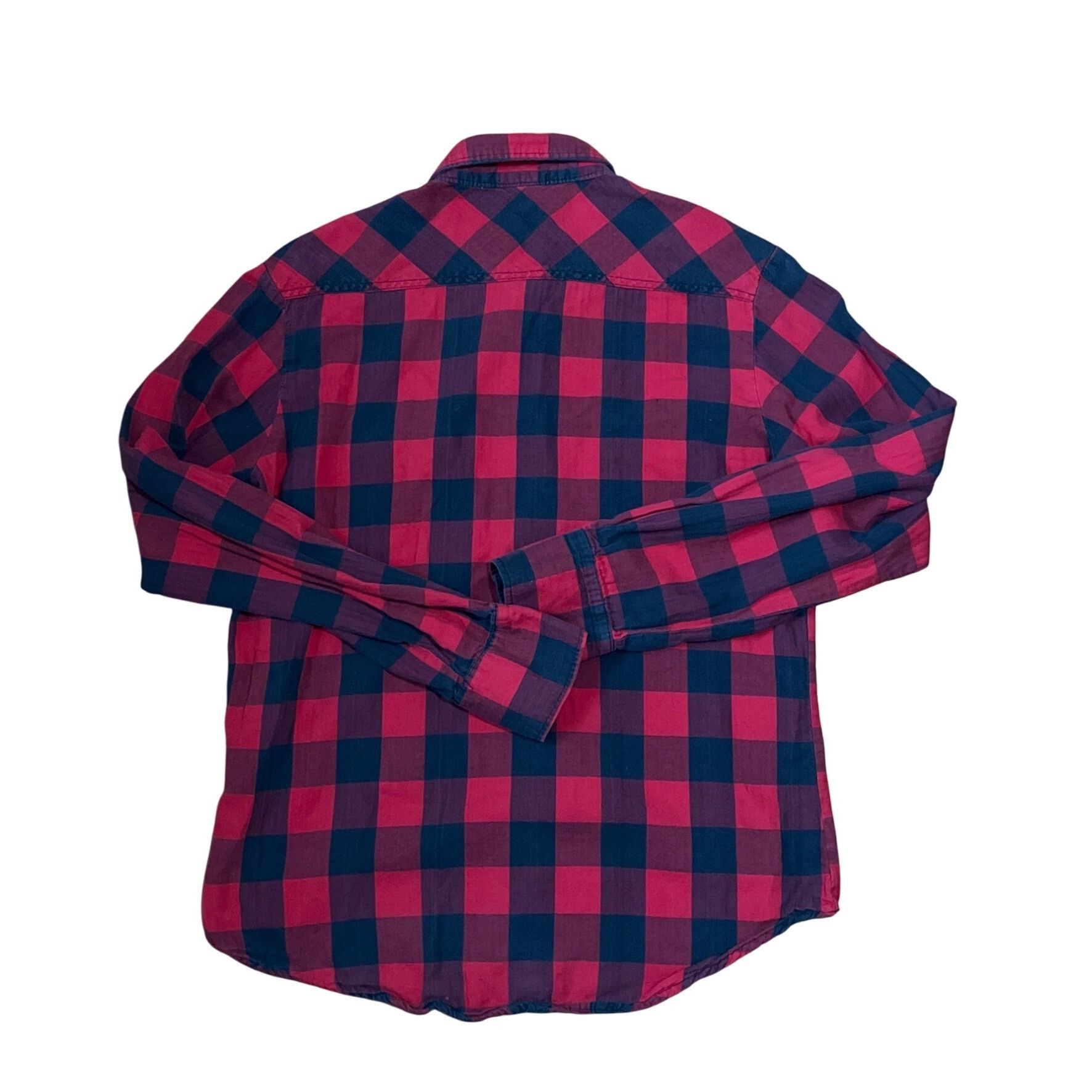 Vintage Red & Black Plaid Button-Down Shirt By Pop Icon Size US M / EU 48-50 / 2 - 4 Thumbnail