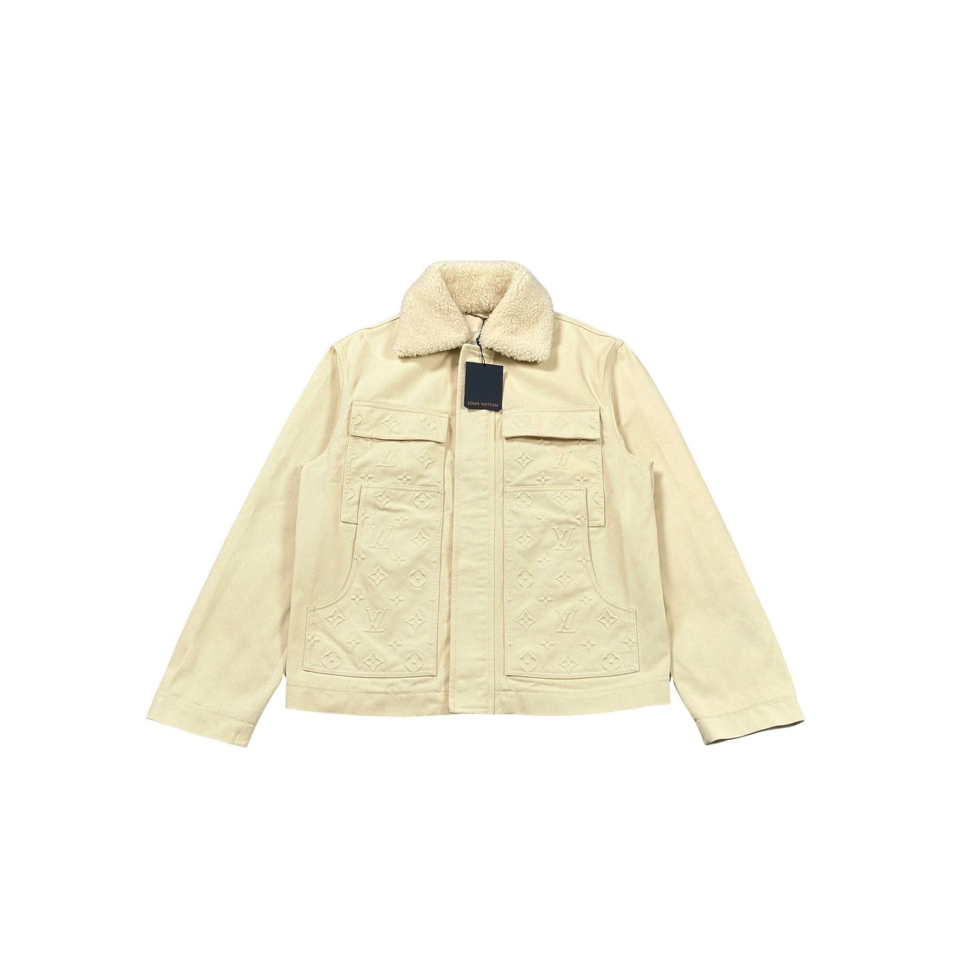 Louis Vuitton Louis Vuitton Monogram Embossed Shearling Jacket 48 Size US M / EU 48-50 / 2 - 1 Thumbnail