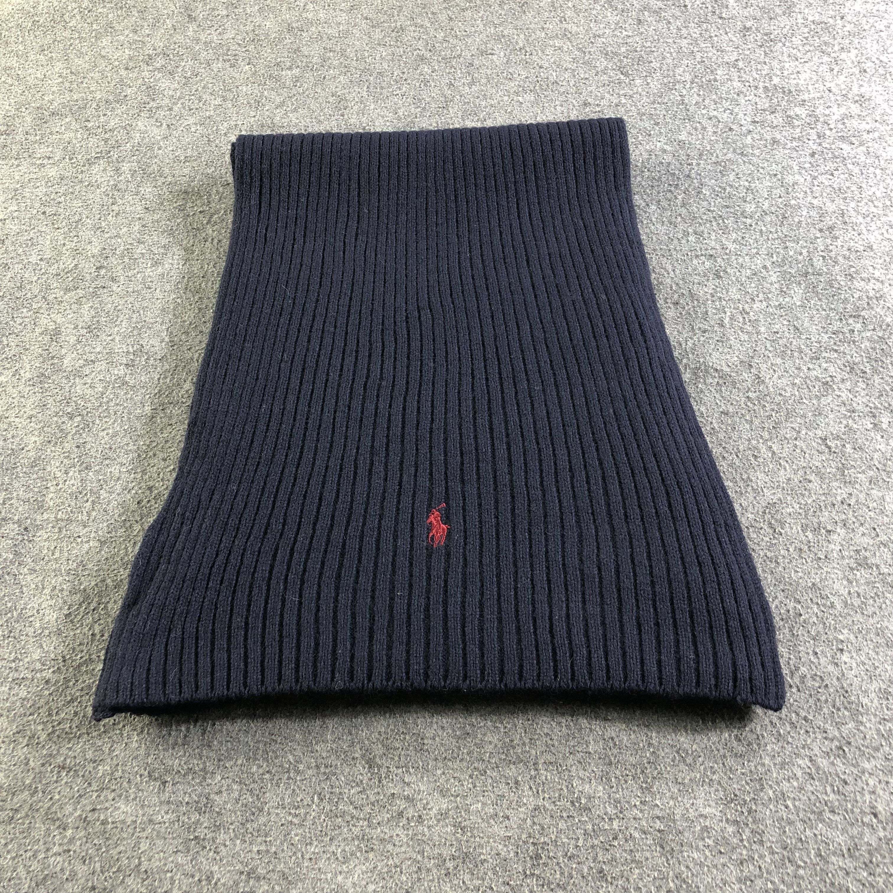 Polo Ralph Lauren Polo Ralph Lauren Pleated Wool Scarf Muffler V2030 Size ONE SIZE - 4 Thumbnail