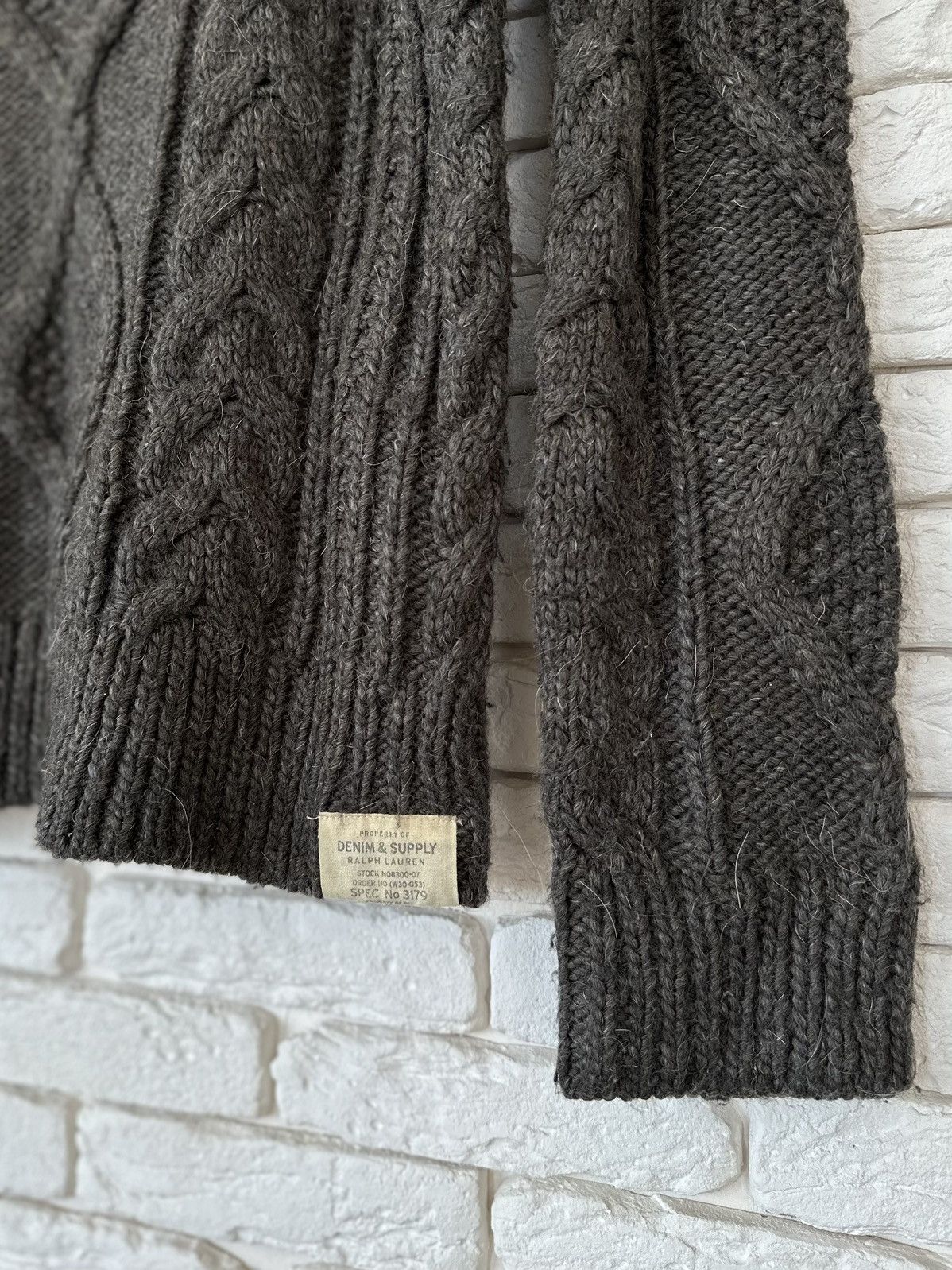 Denim & Supply Ralph Lauren Denim & Supply Ralph Lauren Wool Cable Knit Sweater Jumper M Size US M / EU 48-50 / 2 - 5 Thumbnail